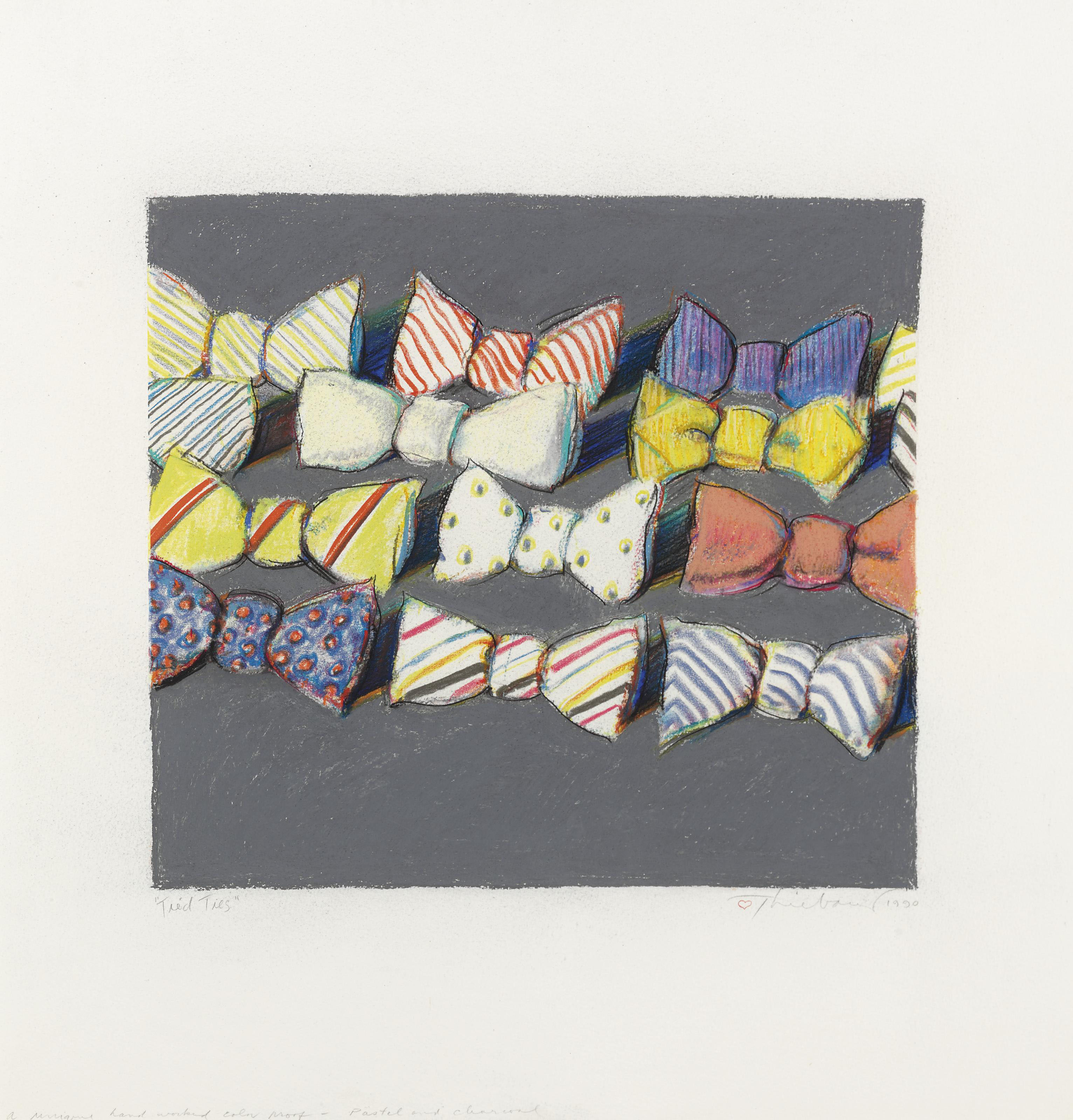 Wayne Thiebaud (b. 1920) , Tied Ties Christie's