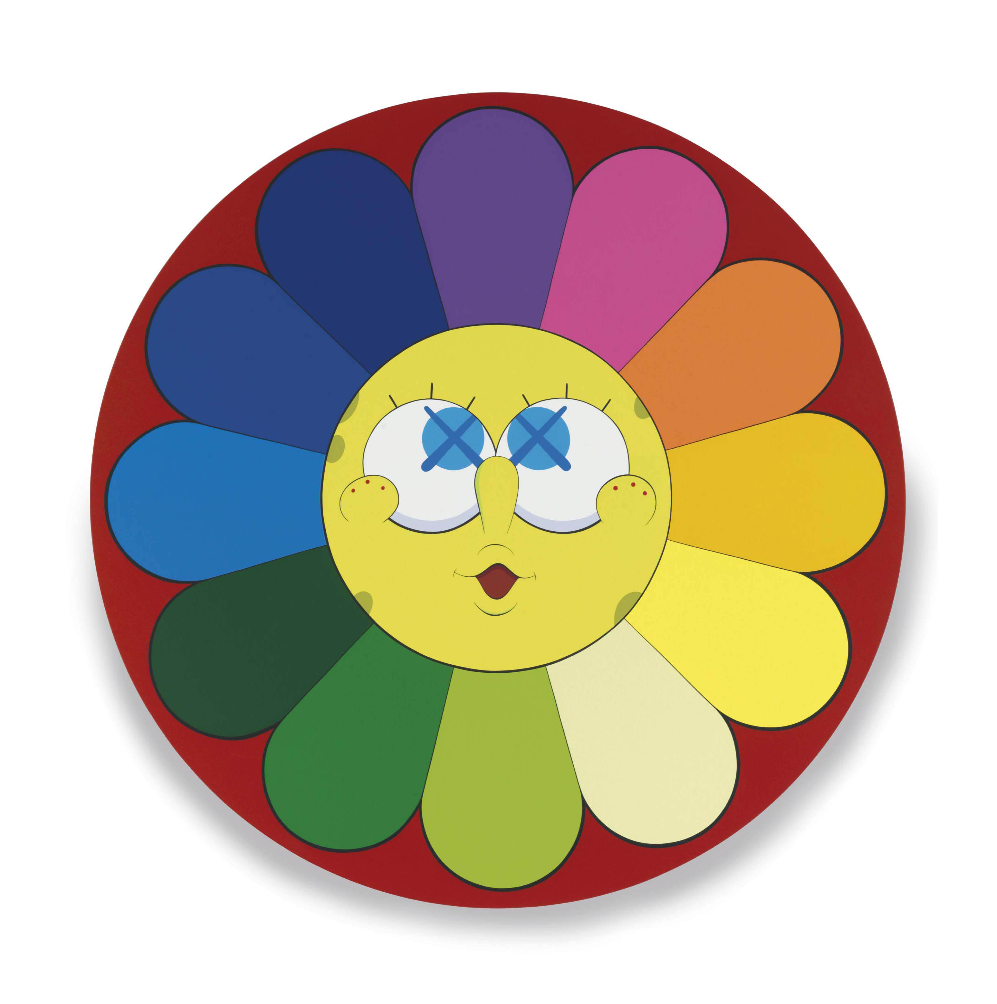 Kaws B 1974 Kawsbob Enters The Strange Forest Paintings