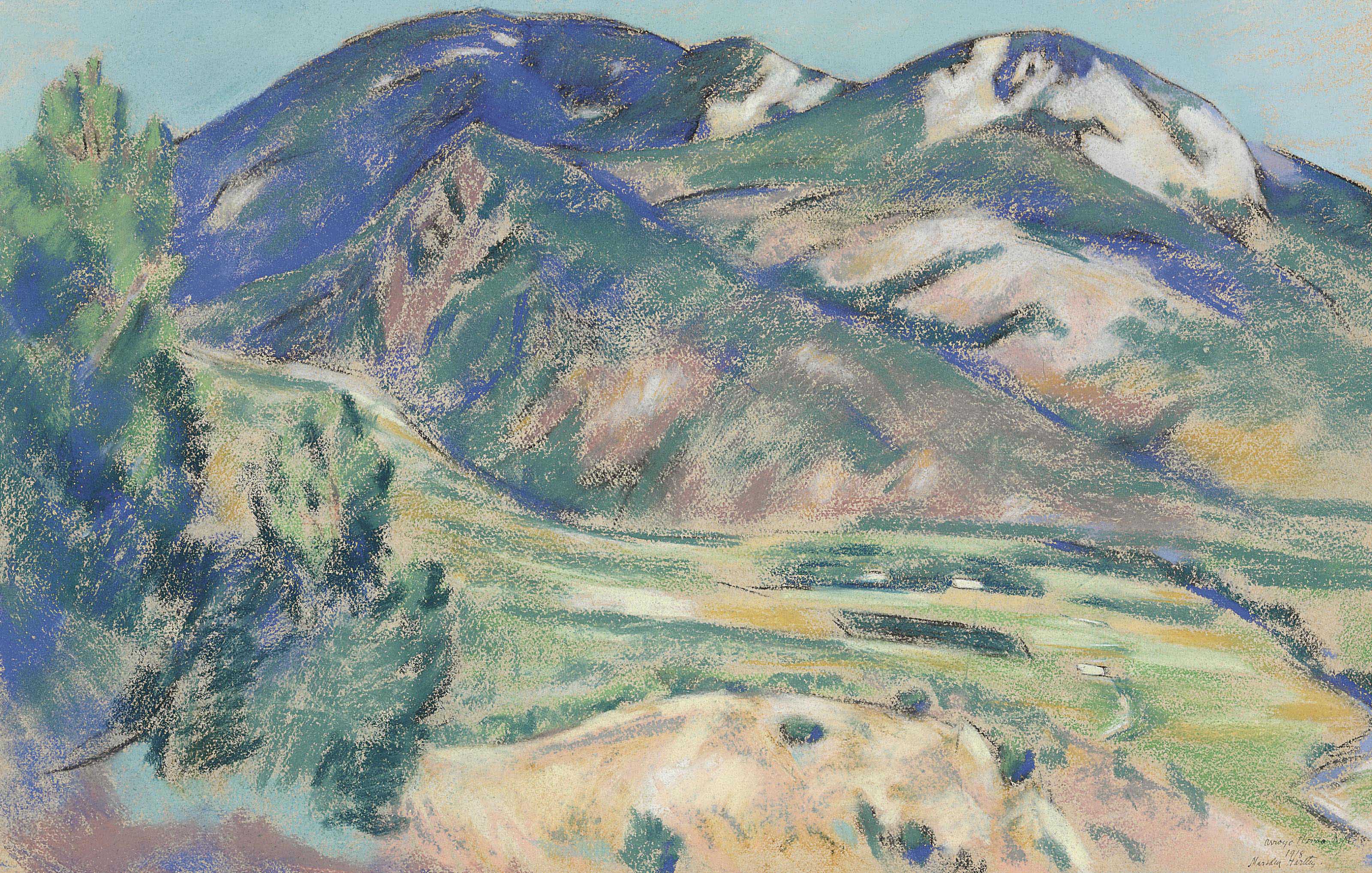 Marsden Hartley (18771943) , Arroyo Hondo, New Mexico Christie's