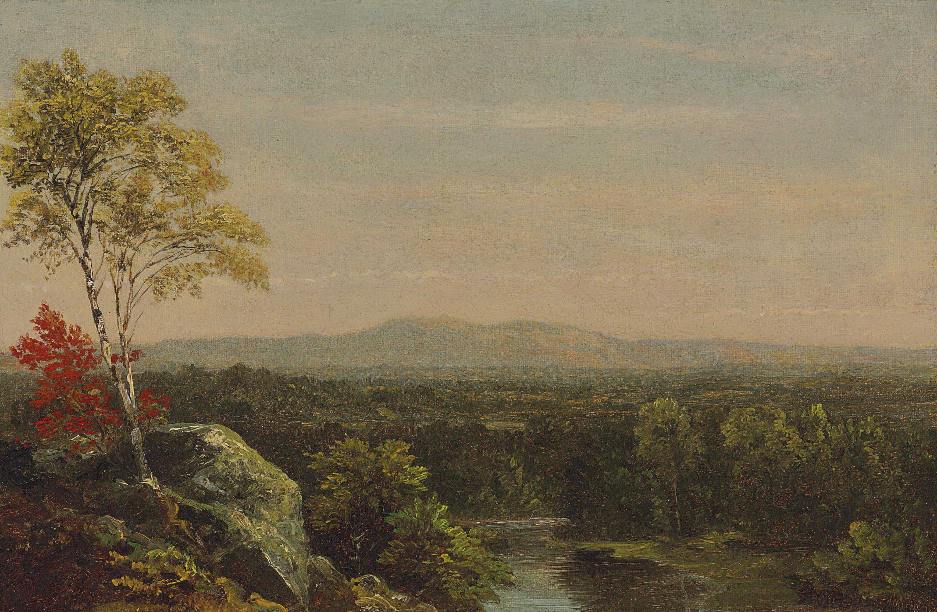 John Frederick Kensett (18161872) , New England Landscape Christie's