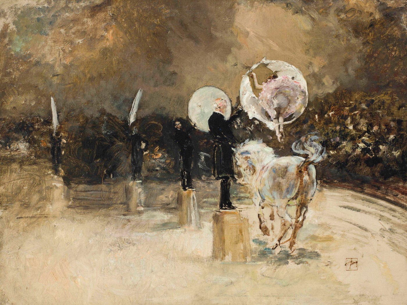 Robert Frederick Blum (18571903) , Circus Ring at Night Christie's