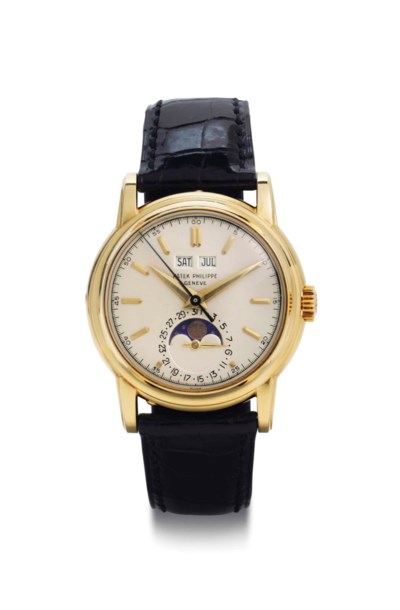 Patek Philippe A Fine And Very Rare 18k Gold Perpetual Calendar