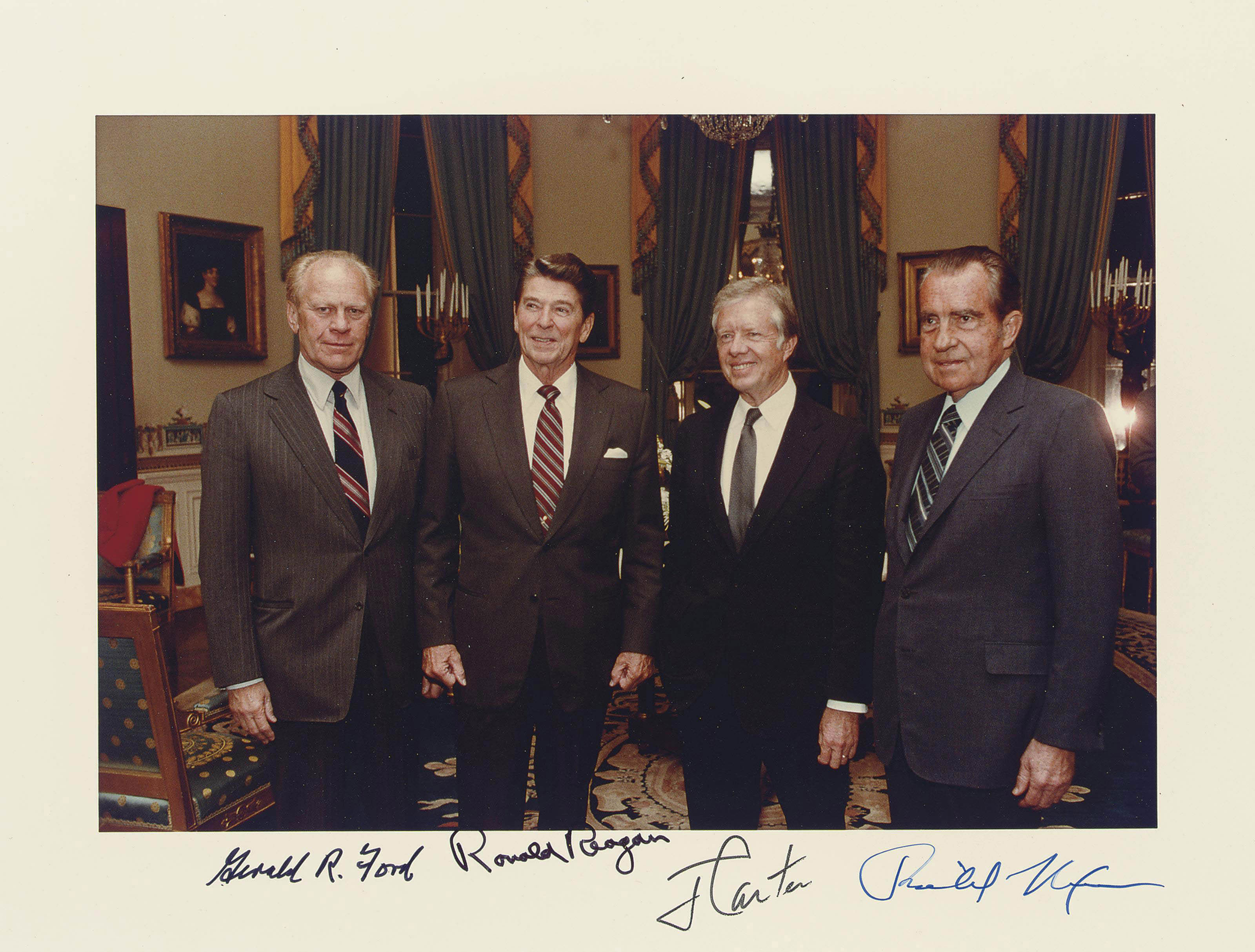 [PRESIDENTS.] REAGAN, Ronald; CARTER, James; FORD, Gerald; NIXON