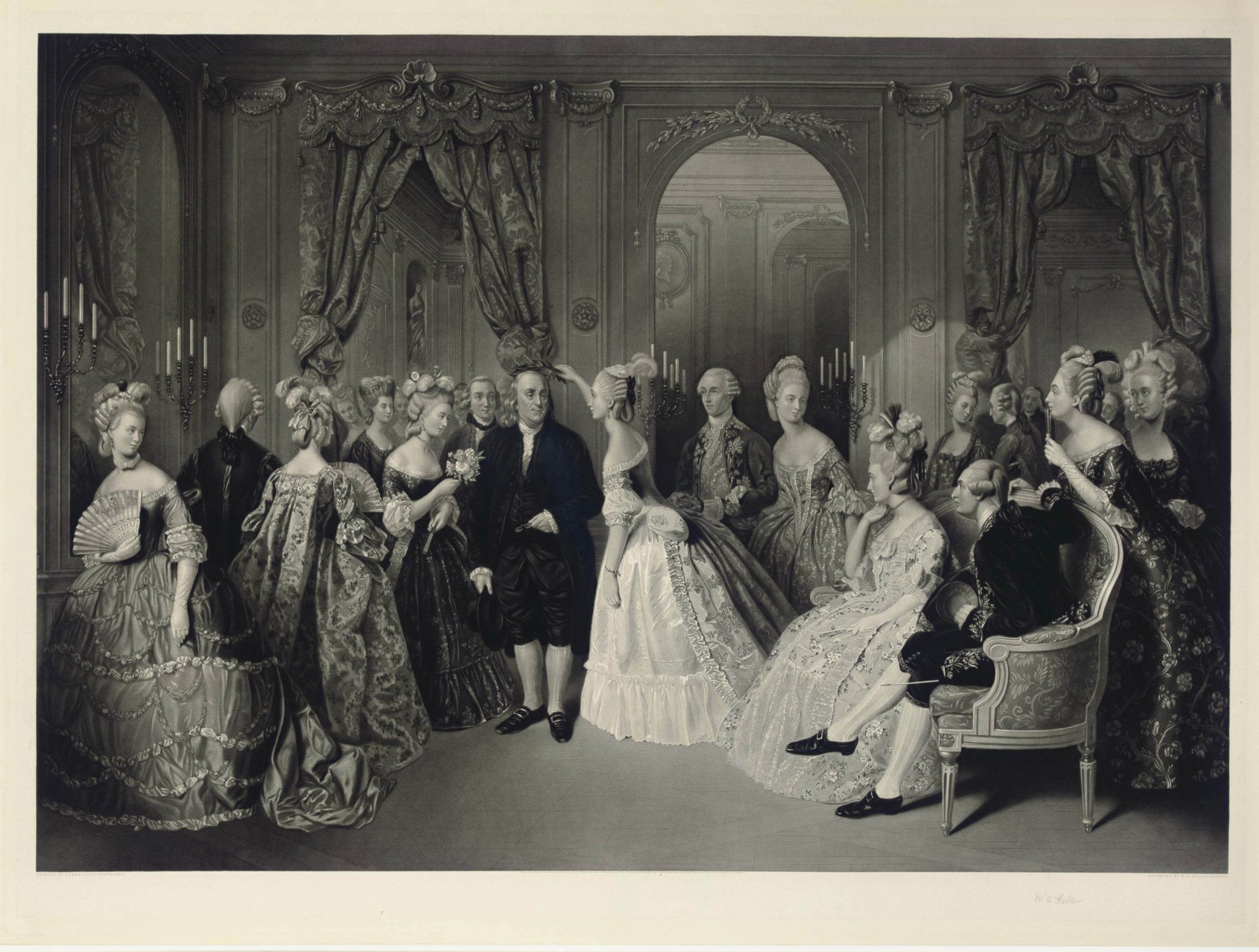 [FRANKLIN]. [Franklin's Reception at the Court of France, 1778
