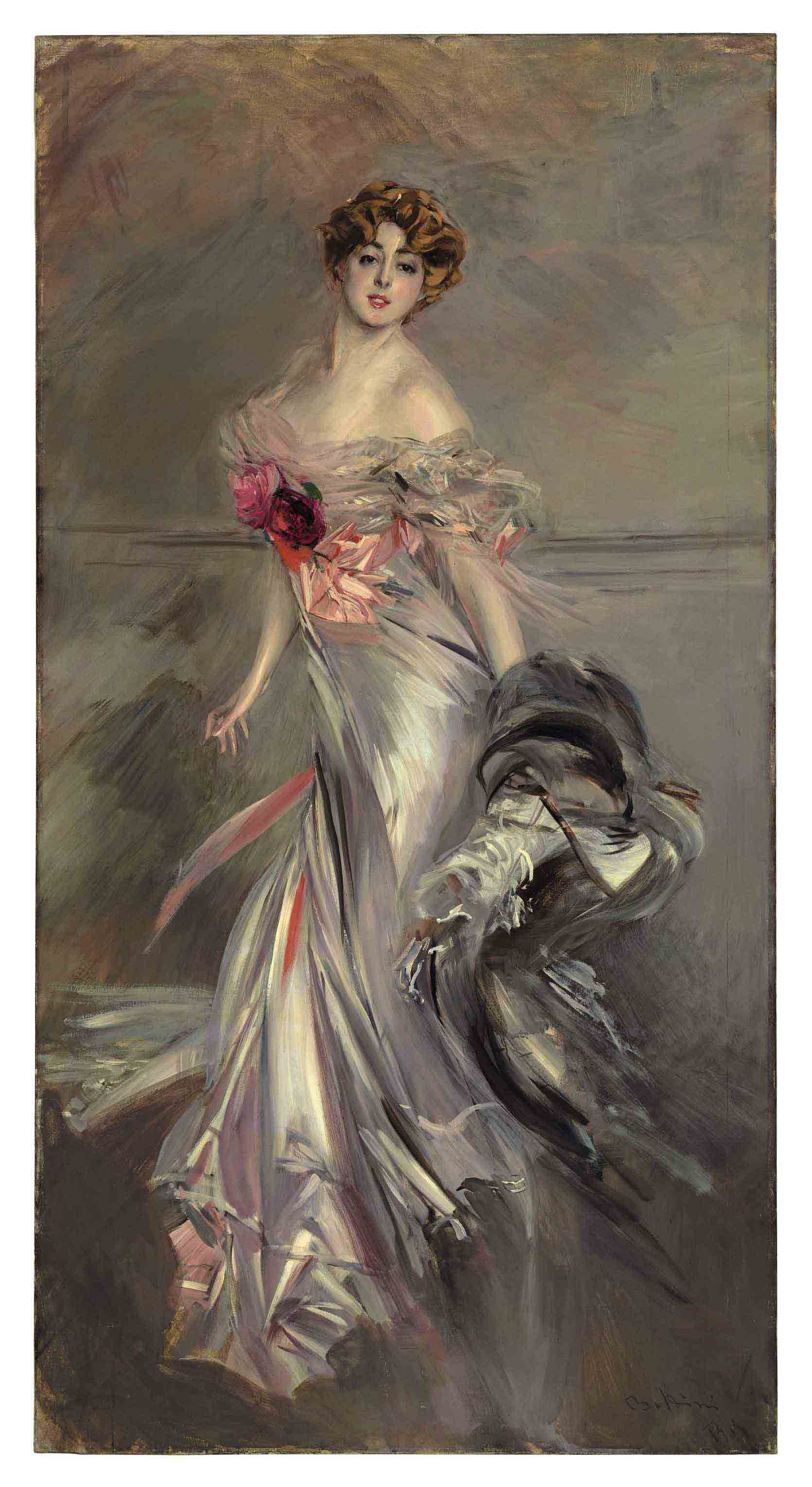 Giovanni Boldini Italian 1842 1931 Portrait Of Marthe Regnier