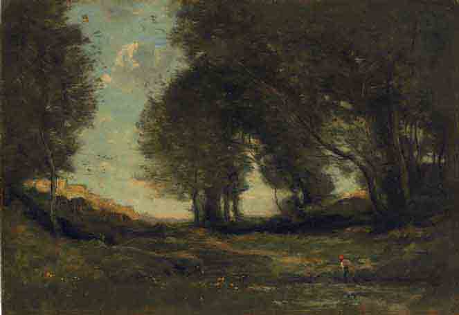 Crête boisée 
