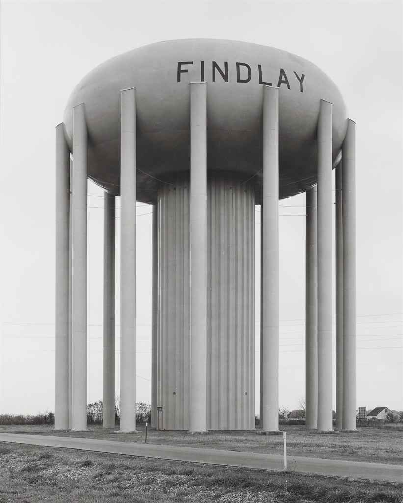 BERND (19312007) & HILLA BECHER (B. 1934) , Water Tower, Findlay, Ohio