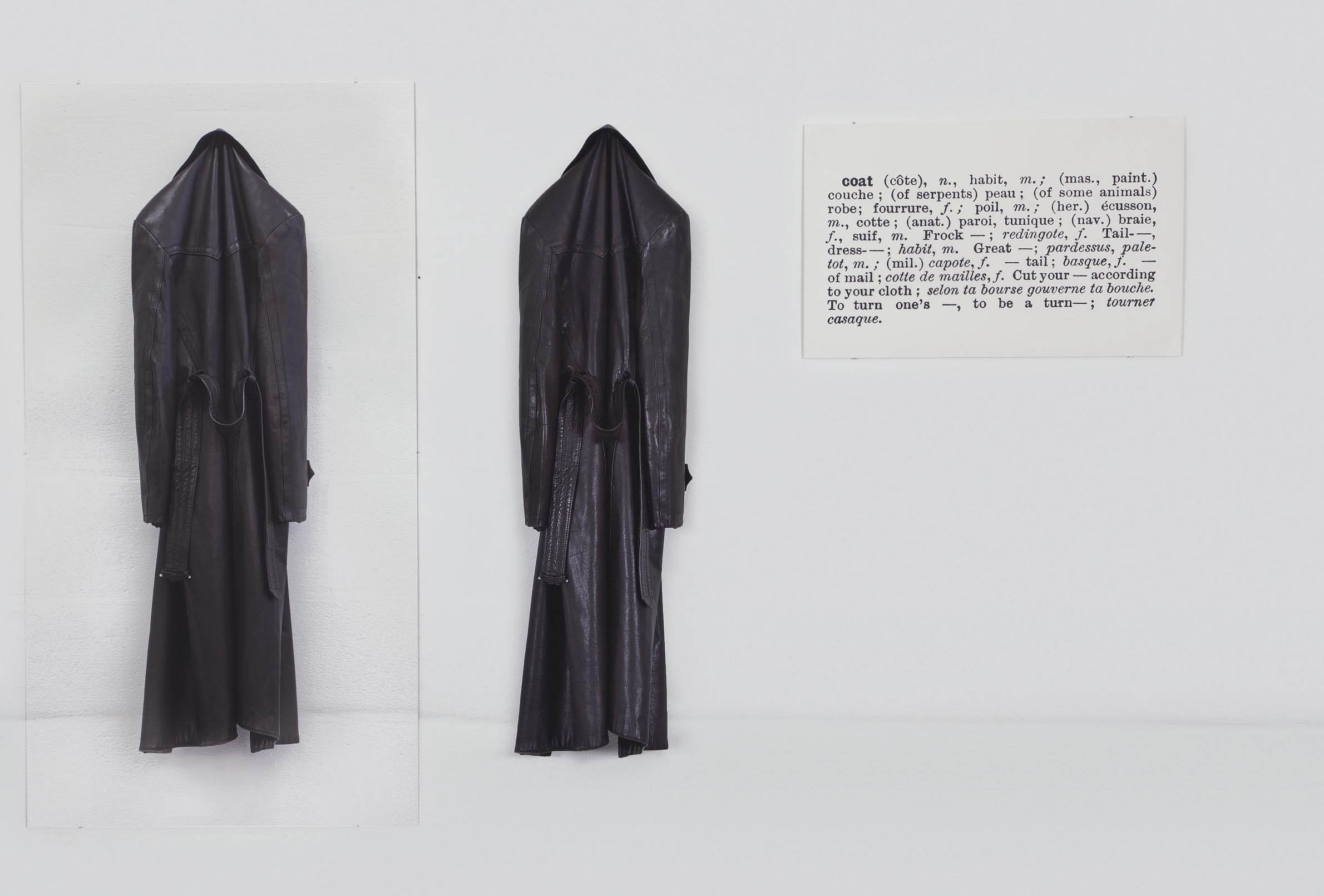 Joseph Kosuth B 1945 One And Three Coats 1960s Sculptures