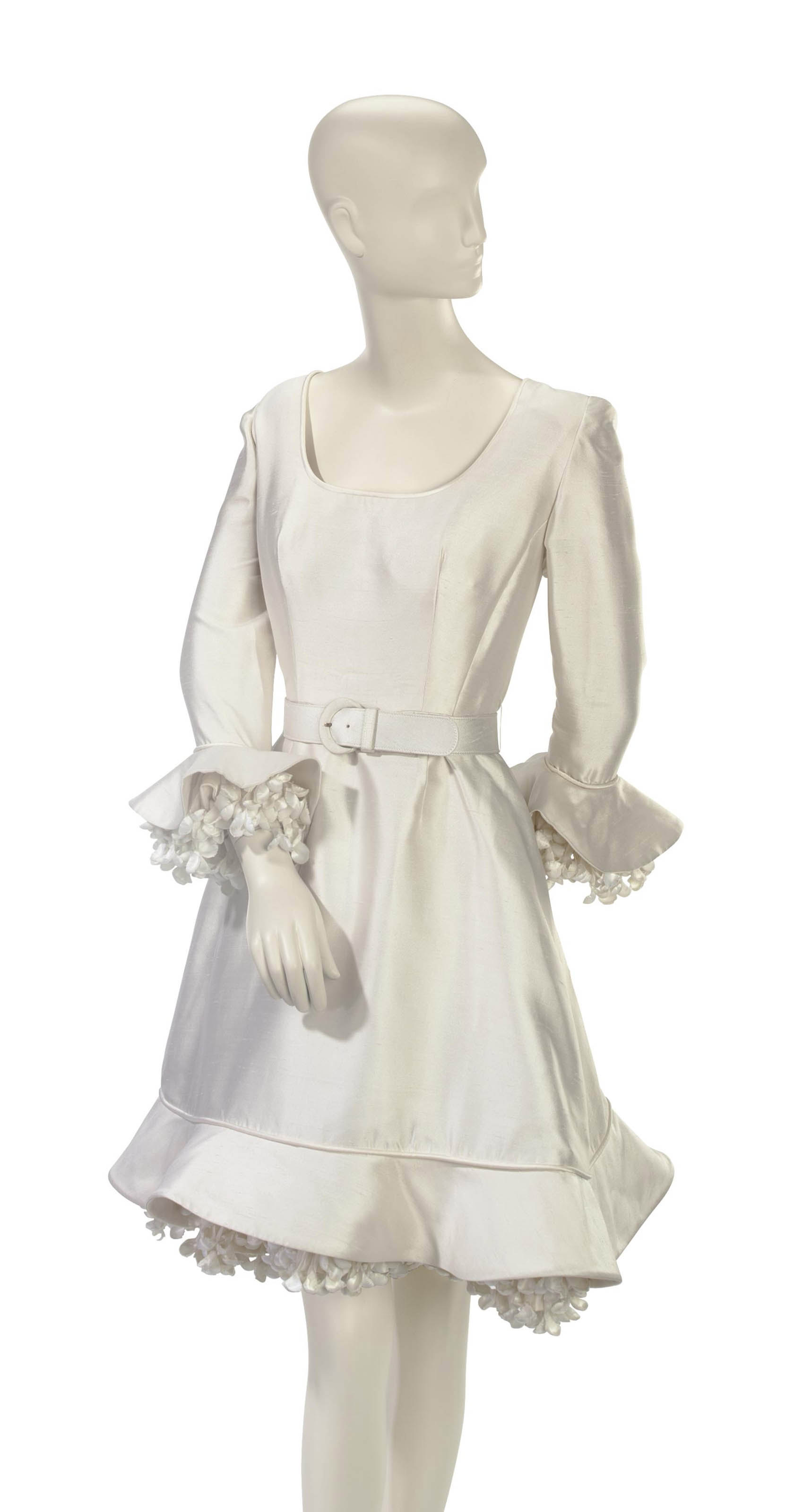 white valentino gown
