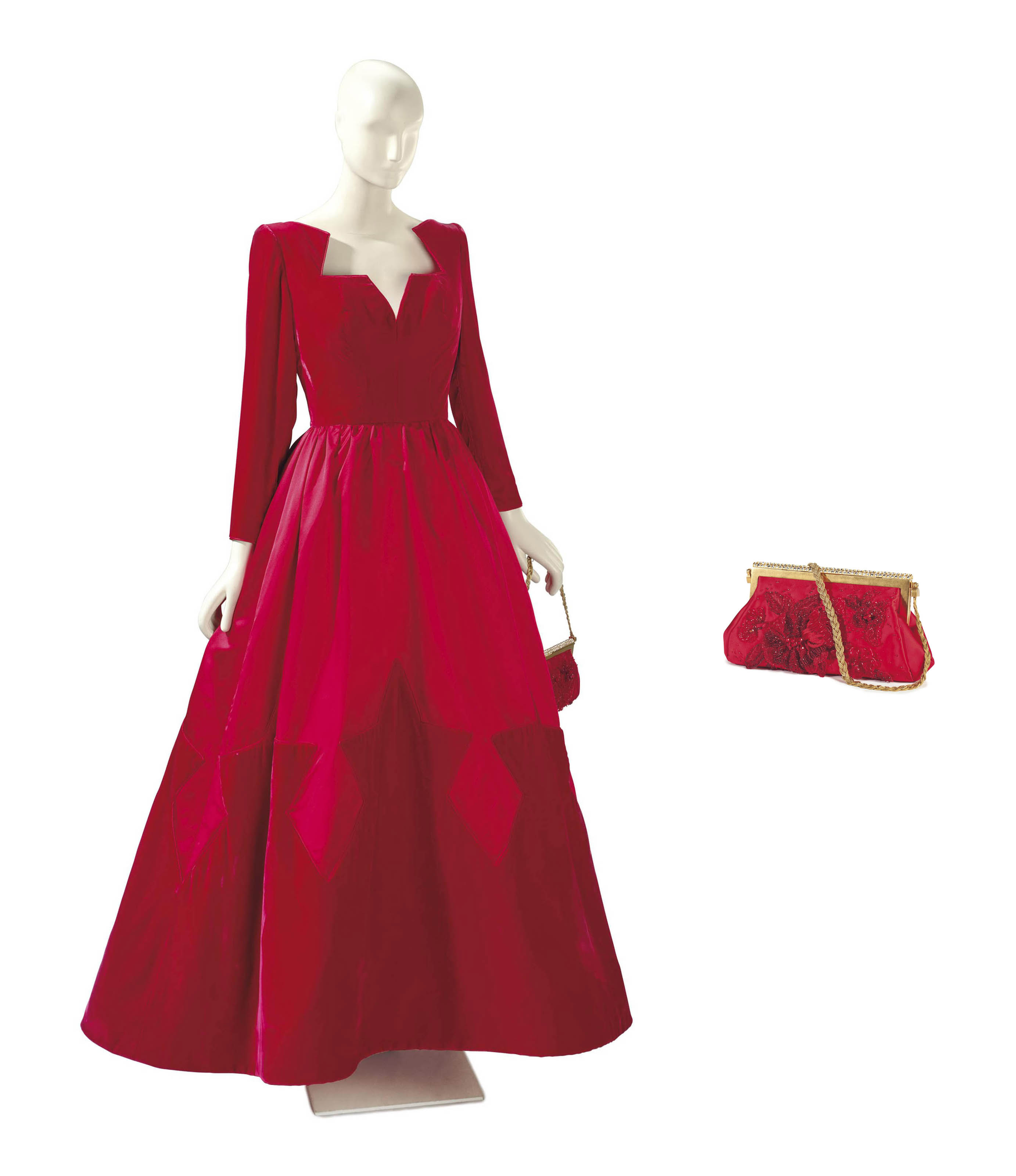 valentino red gown
