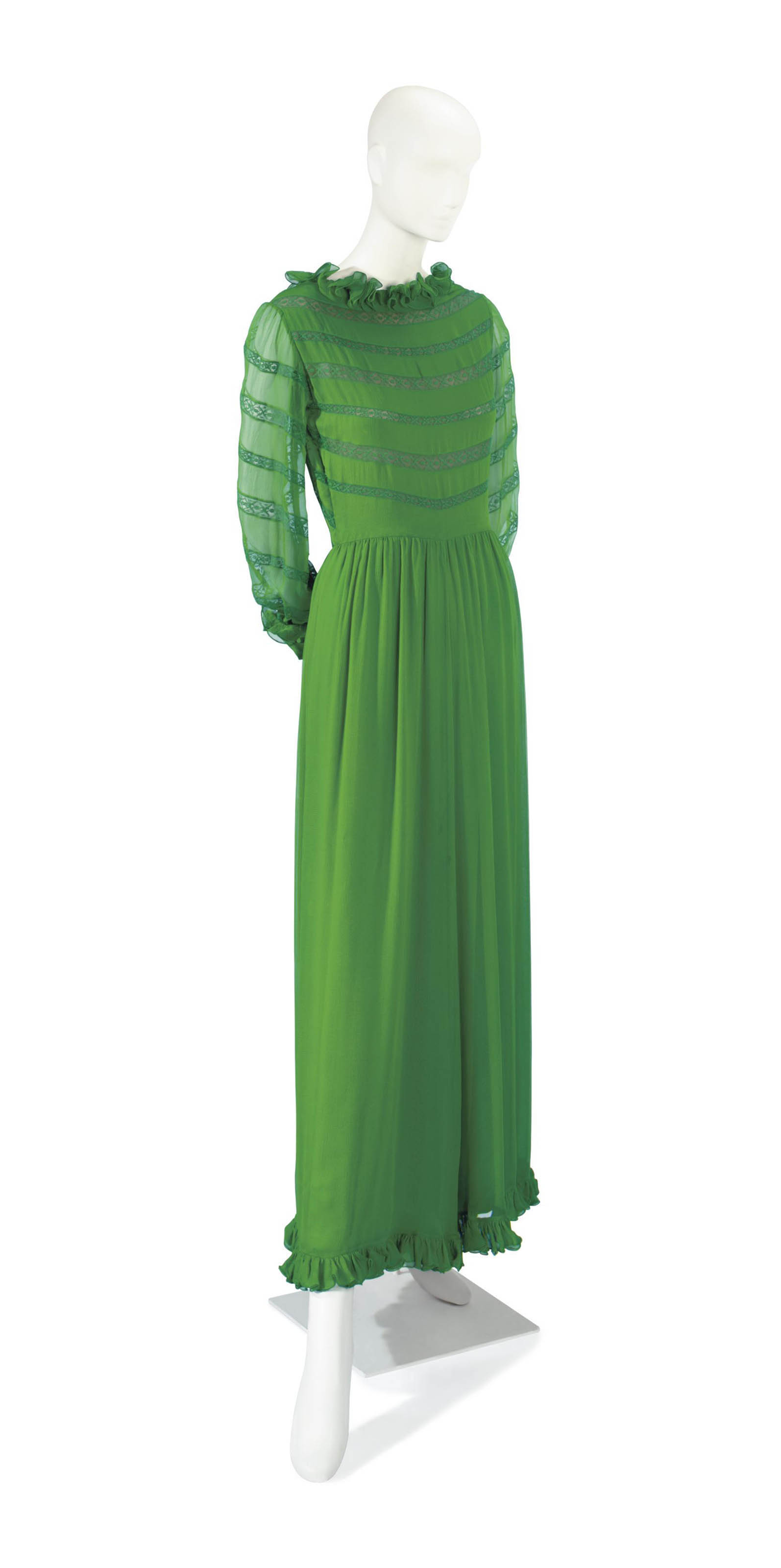 valentino green dress