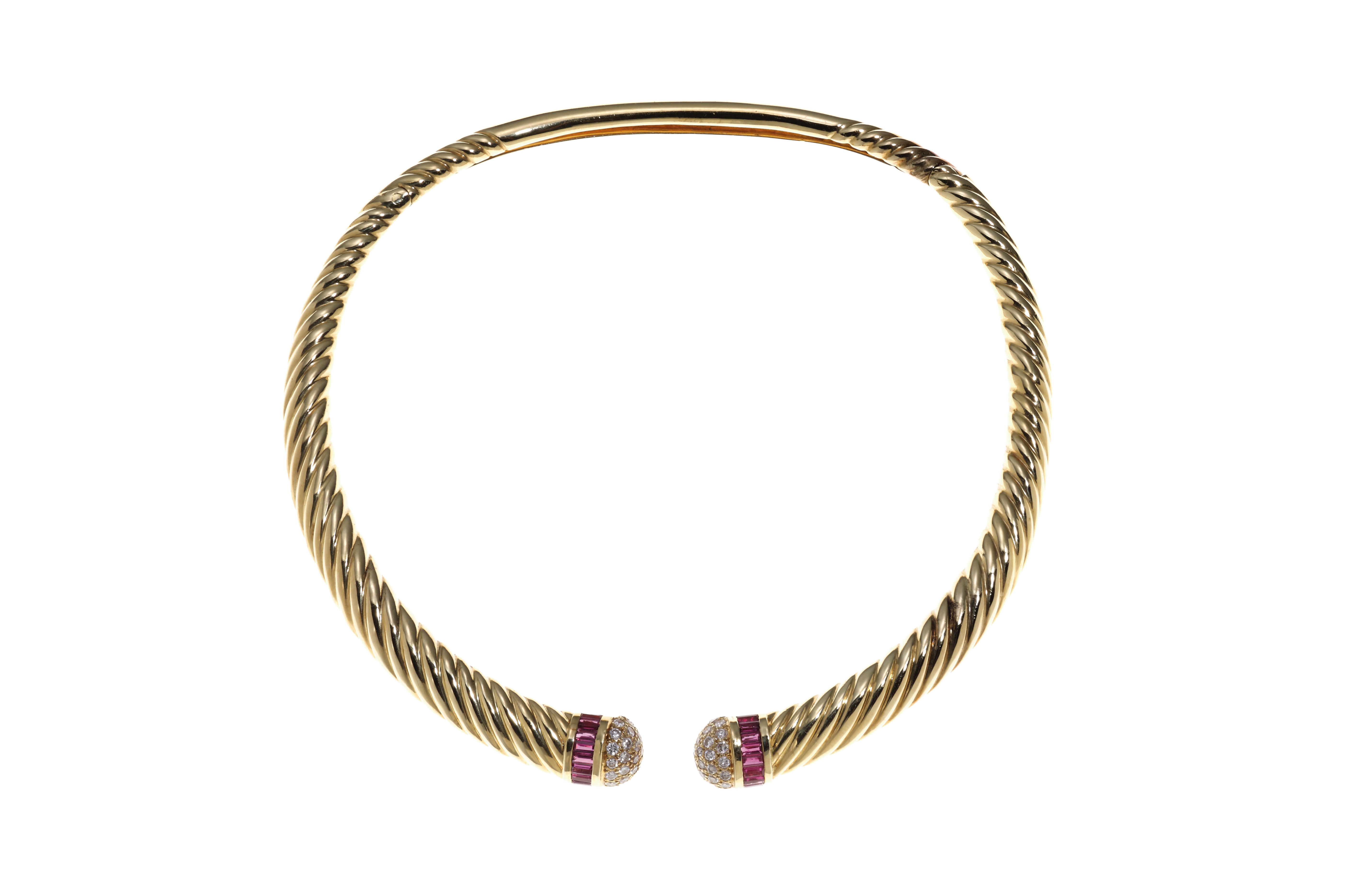 A RUBY, DIAMOND AND 18K GOLD COLLAR NECKLACE | Christie's (5616 x 3744 Pixel)