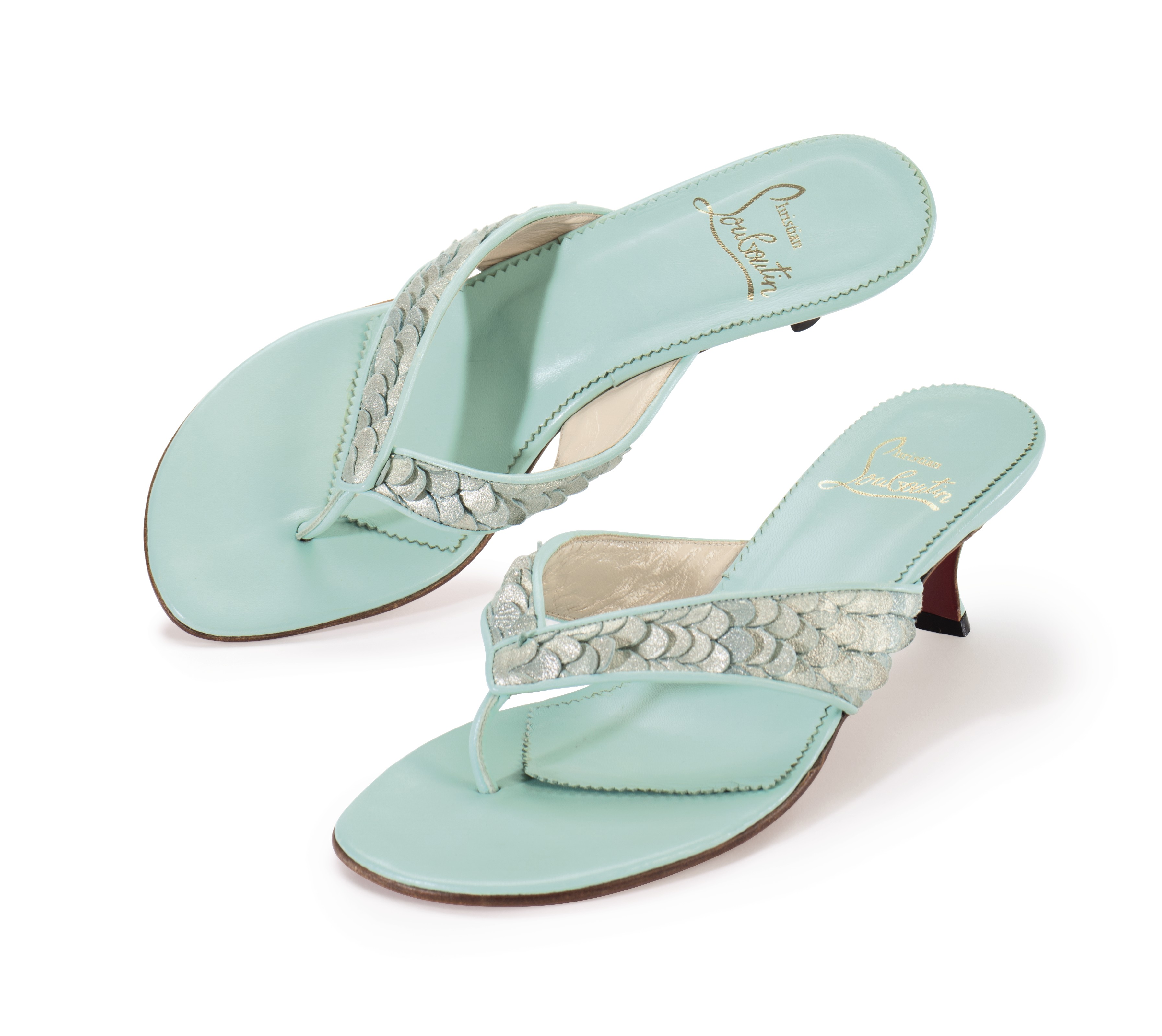 light green sandals