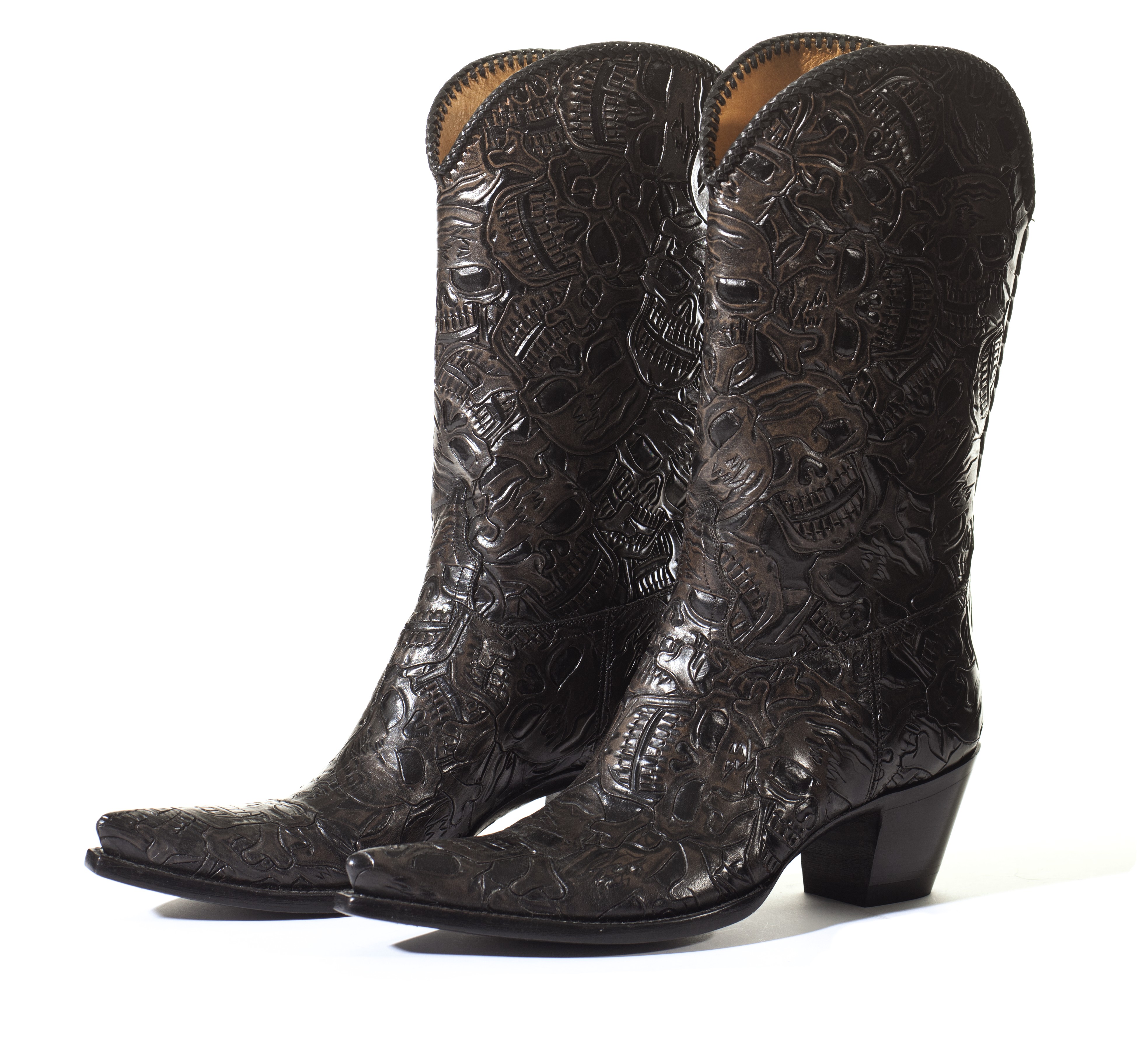 skull cowgirl boots