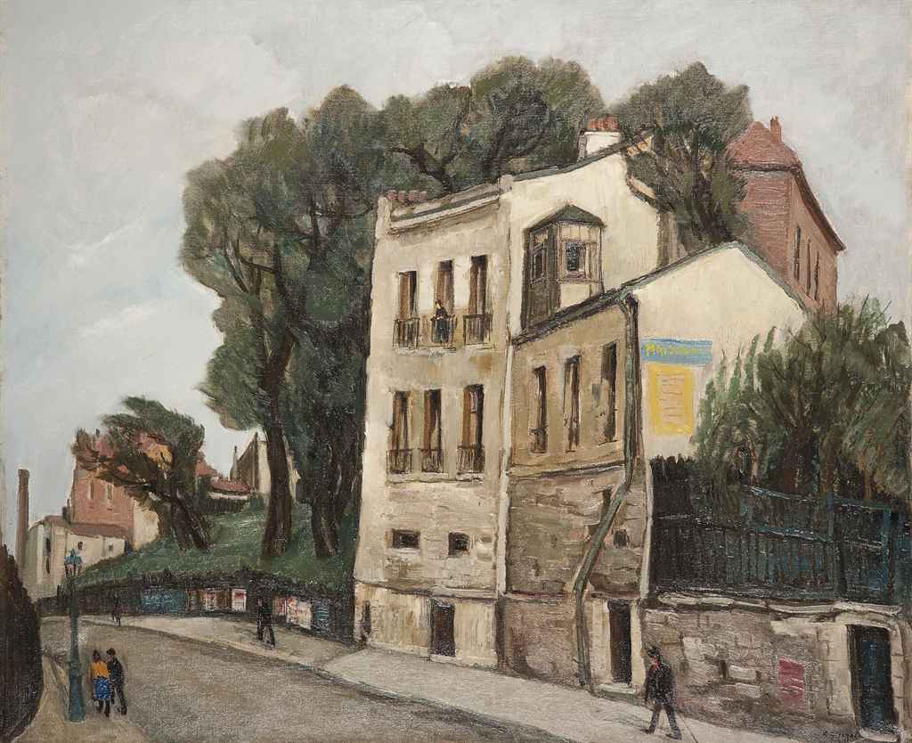 ALPHONSE LEON QUIZET (1885-1955) , Maisons boulevard Serrusier