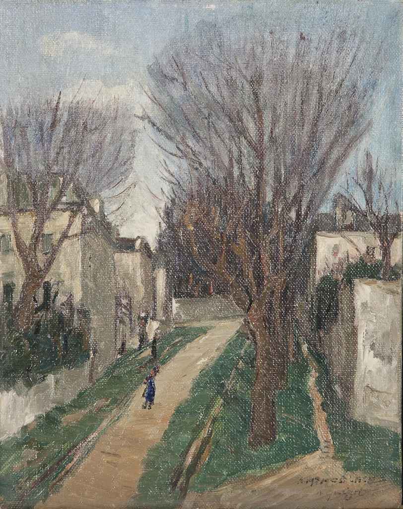 ALPHONSE LEON QUIZET (1885-1955) , Maisons boulevard Serrusier
