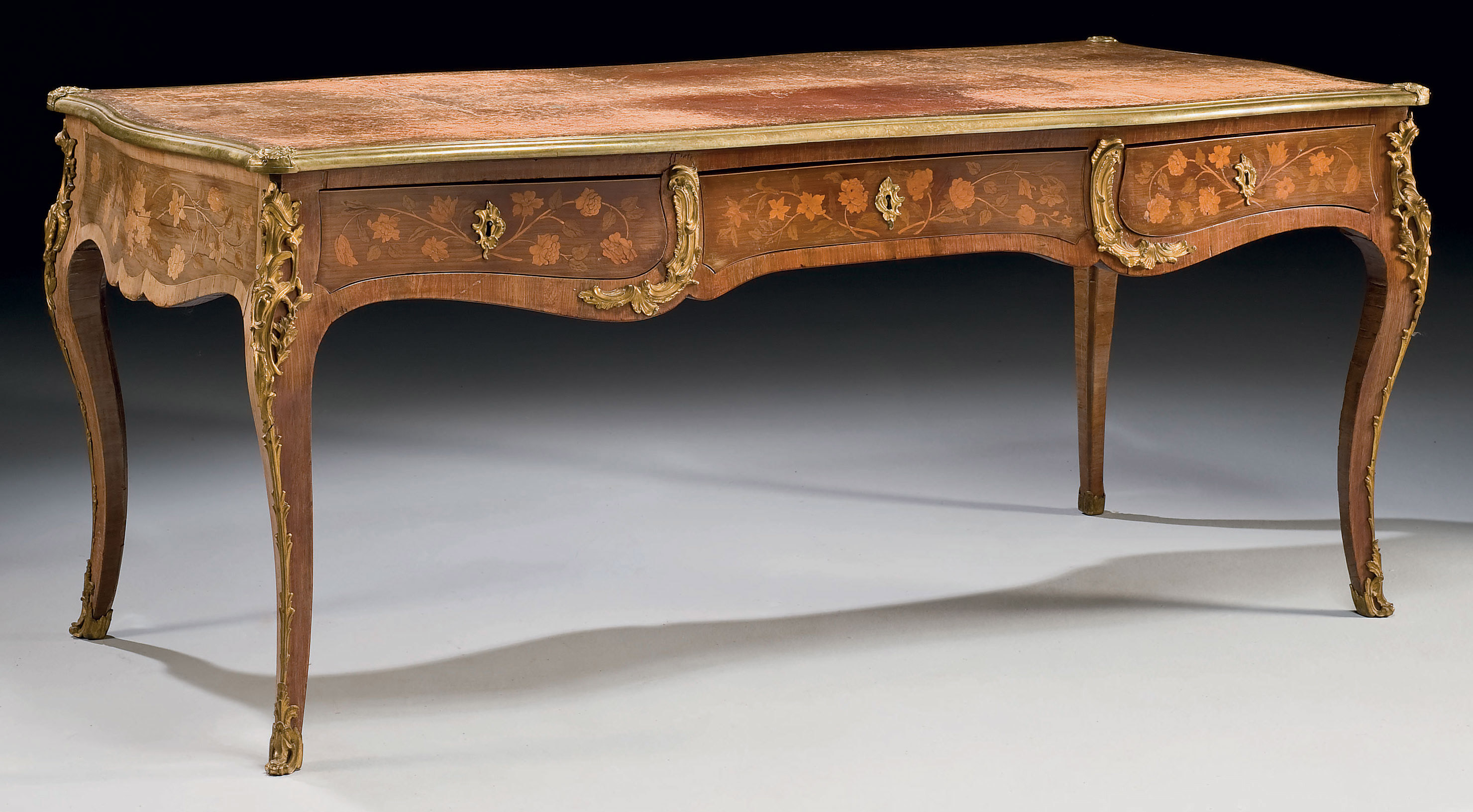 Bureau Plat De Style Louis Xv Xixeme Siecle Flowers Plants Bureau Plat Christie S