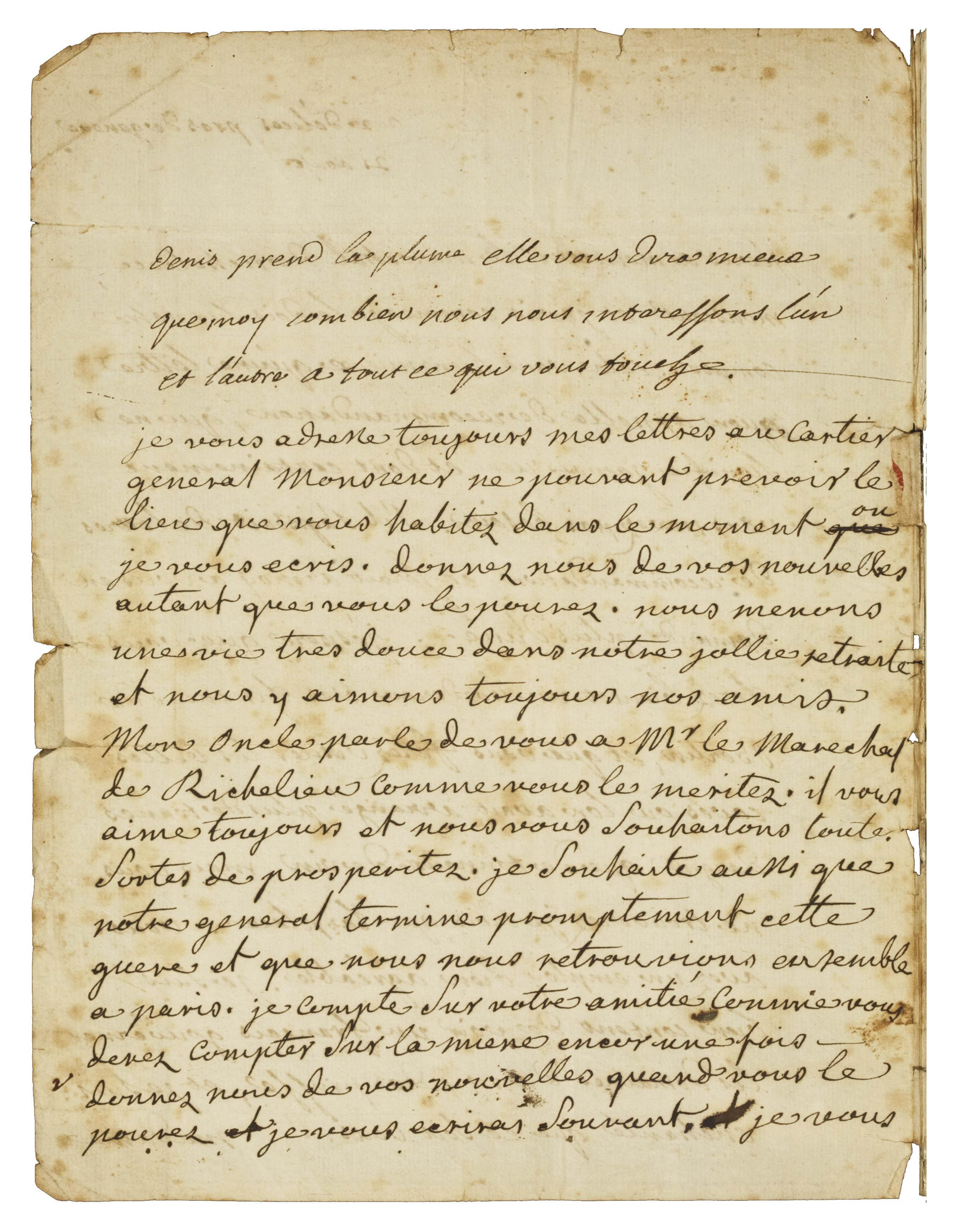 1778 lettre de turgot à price