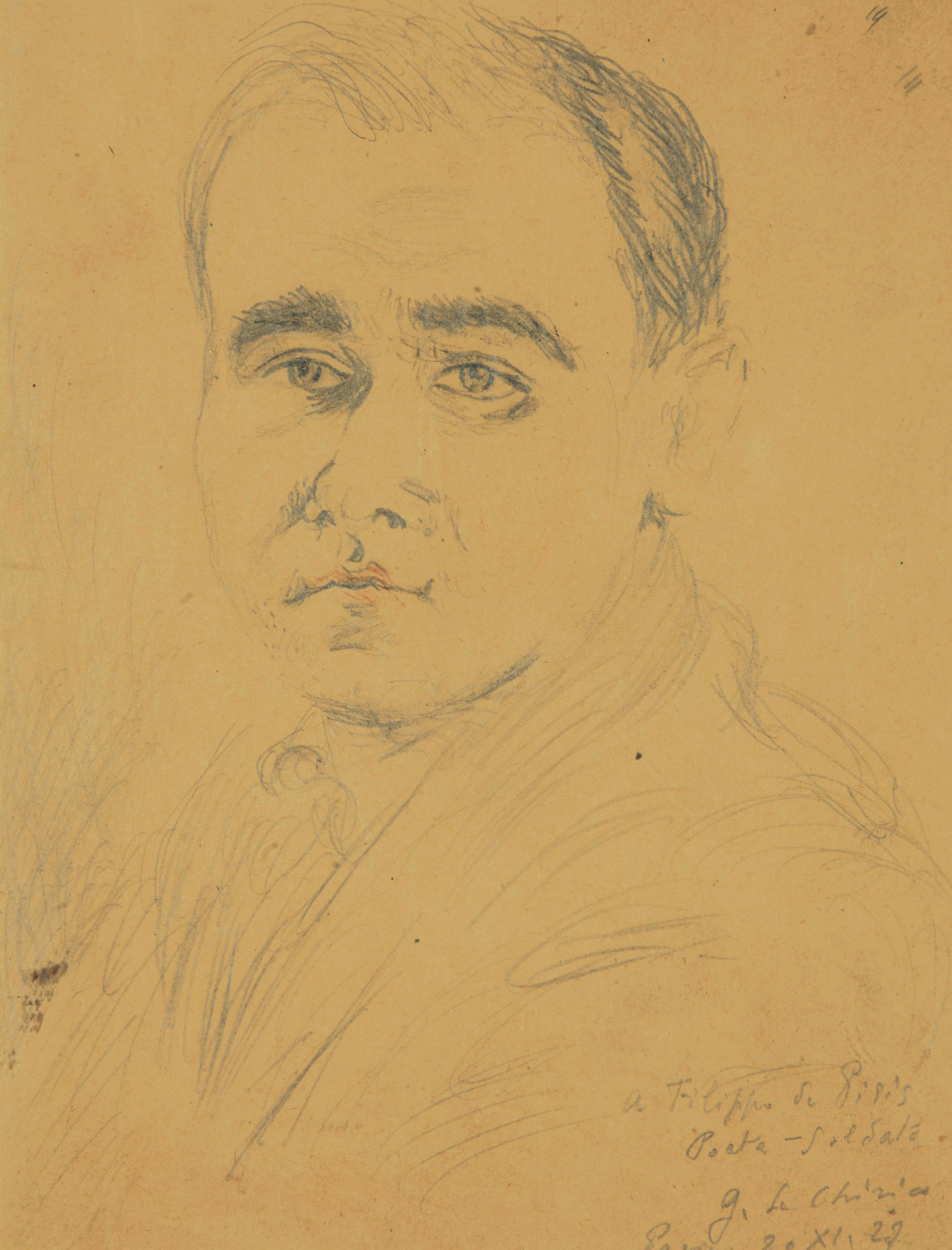 Portrait de Filippo de Pisis 
