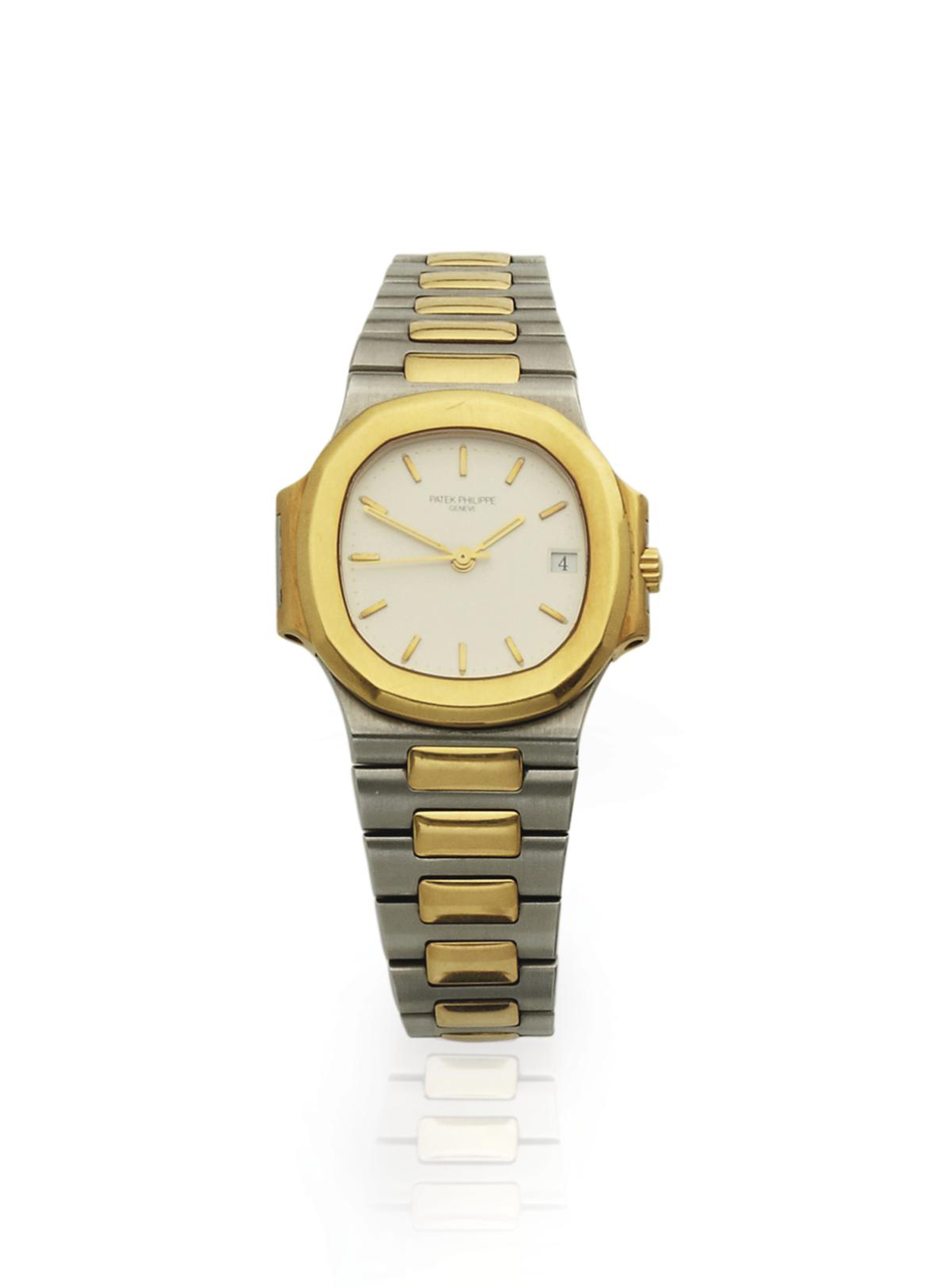 Montre Bracelet D Homme Nautilus En Or Et Acier Par Patek Philippe 1980s Self Winding Automatic Christie S