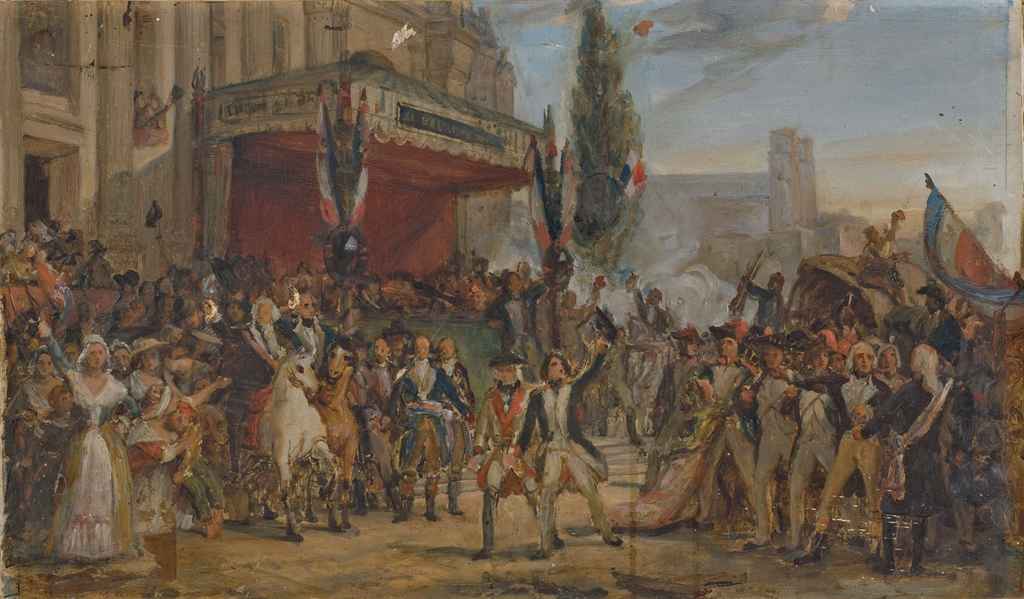 AUGUSTE VINCHON (PARIS 17891855 EMS) , L'enrôlement des volontaires