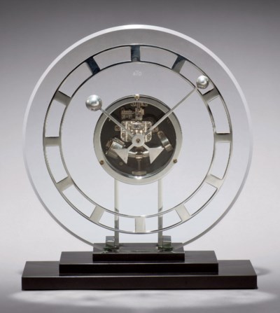 LÉON HATOT (18831953) DIT ATO , PENDULE CIRCULAIRE, VERS 1930 Christie's
