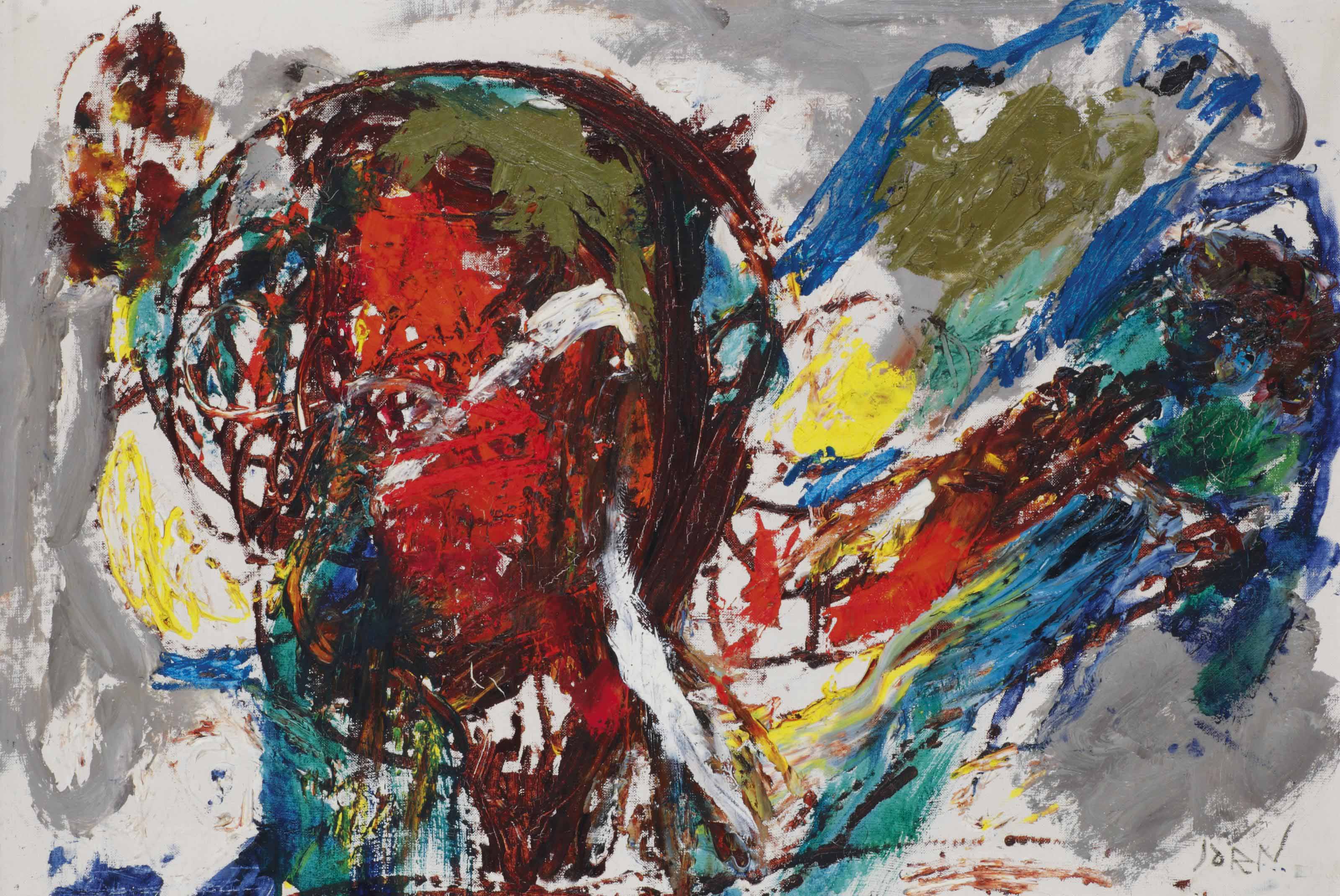Asger Jorn (1914-1973) , Douleur silencieuse | Christie's
