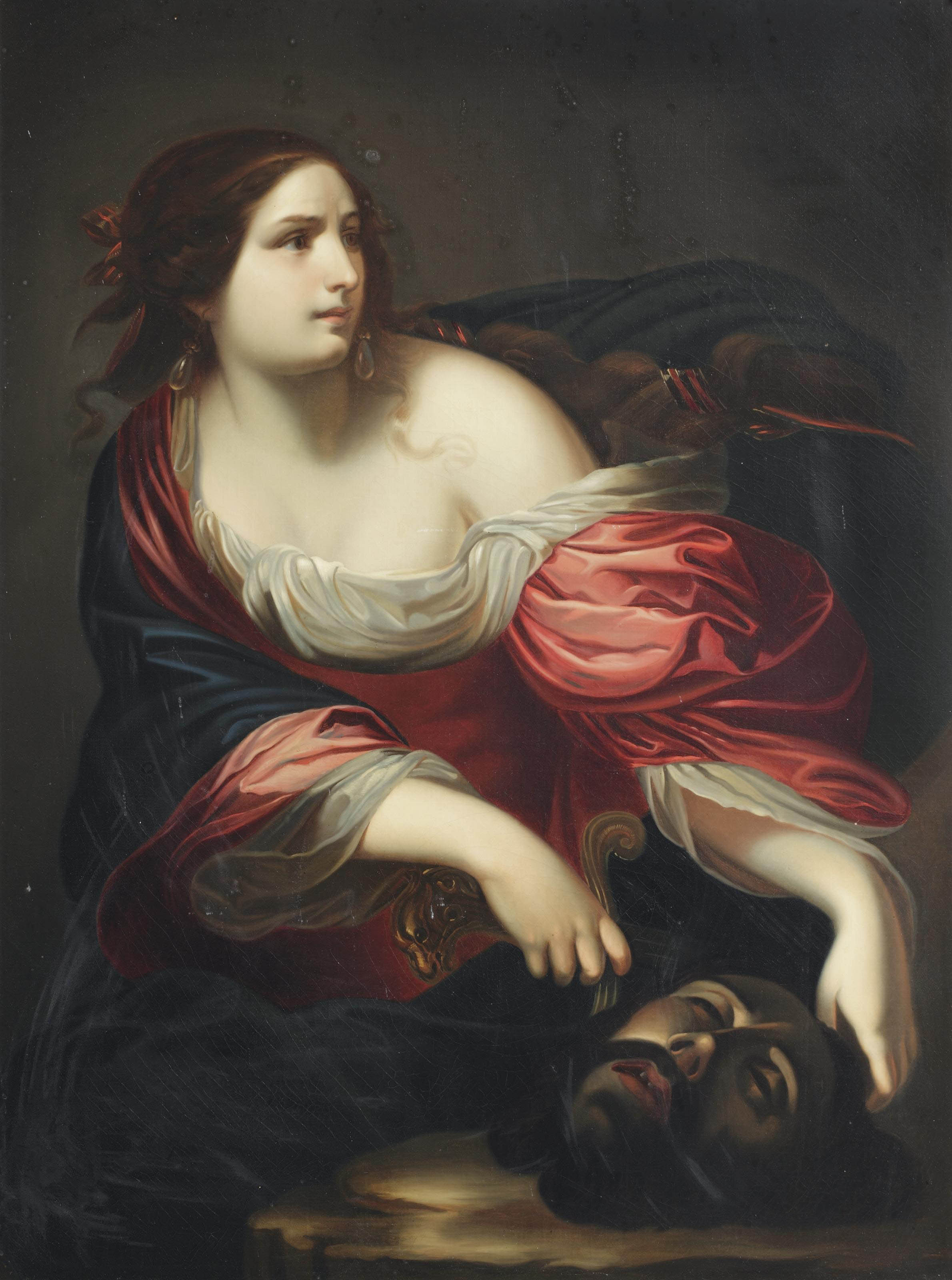 After Simone Pignoni Judith With The Head Of Holofernes Oil