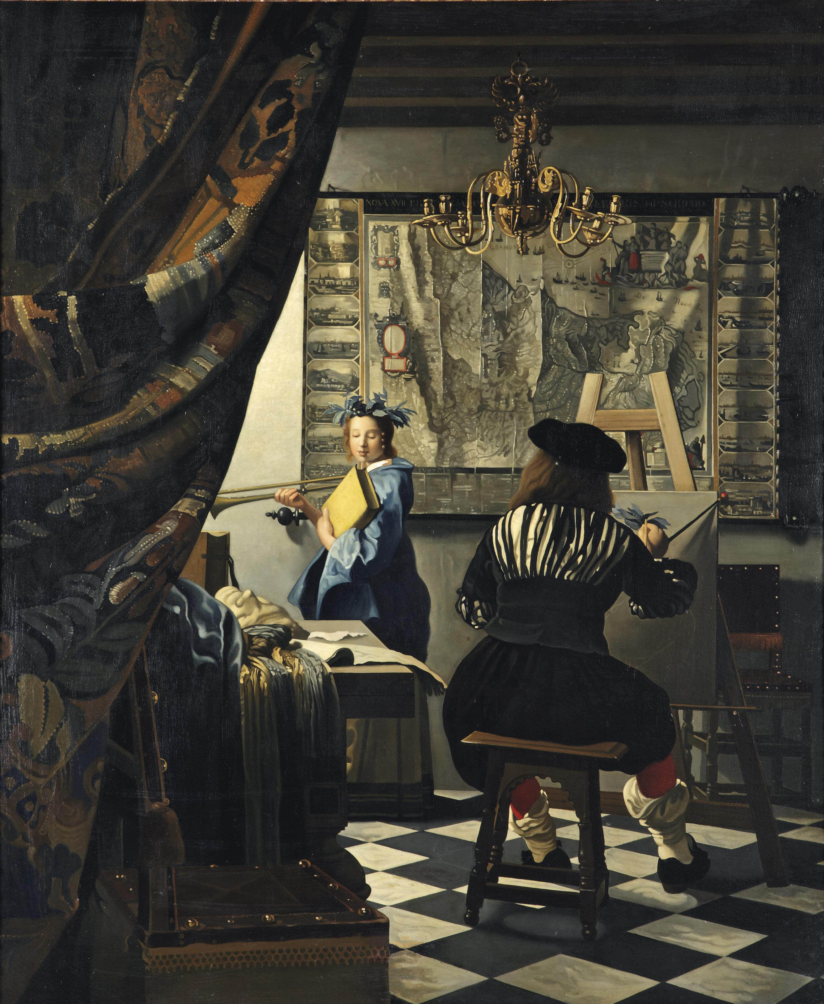After Johannes Vermeer , The Art of Painting Christie's