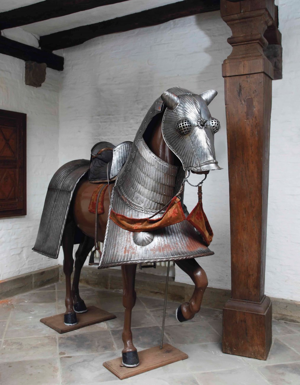 A FINE DECORATIVE FULL ARMOUR FOR A HORSE IN GERMAN EARLY 16TH CENTURY