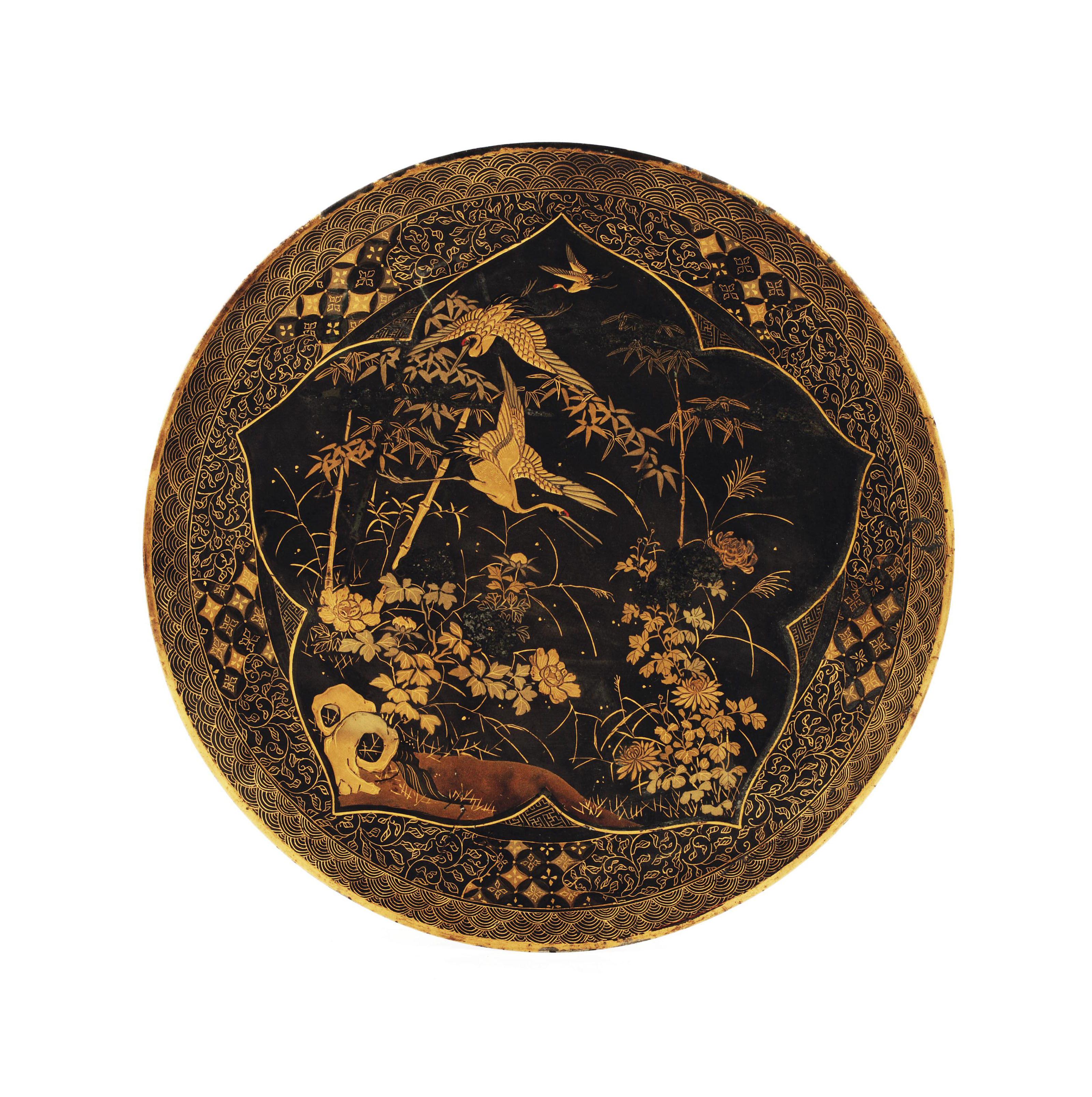 A Japanese bronze plate , 19TH CENTURY Christie's