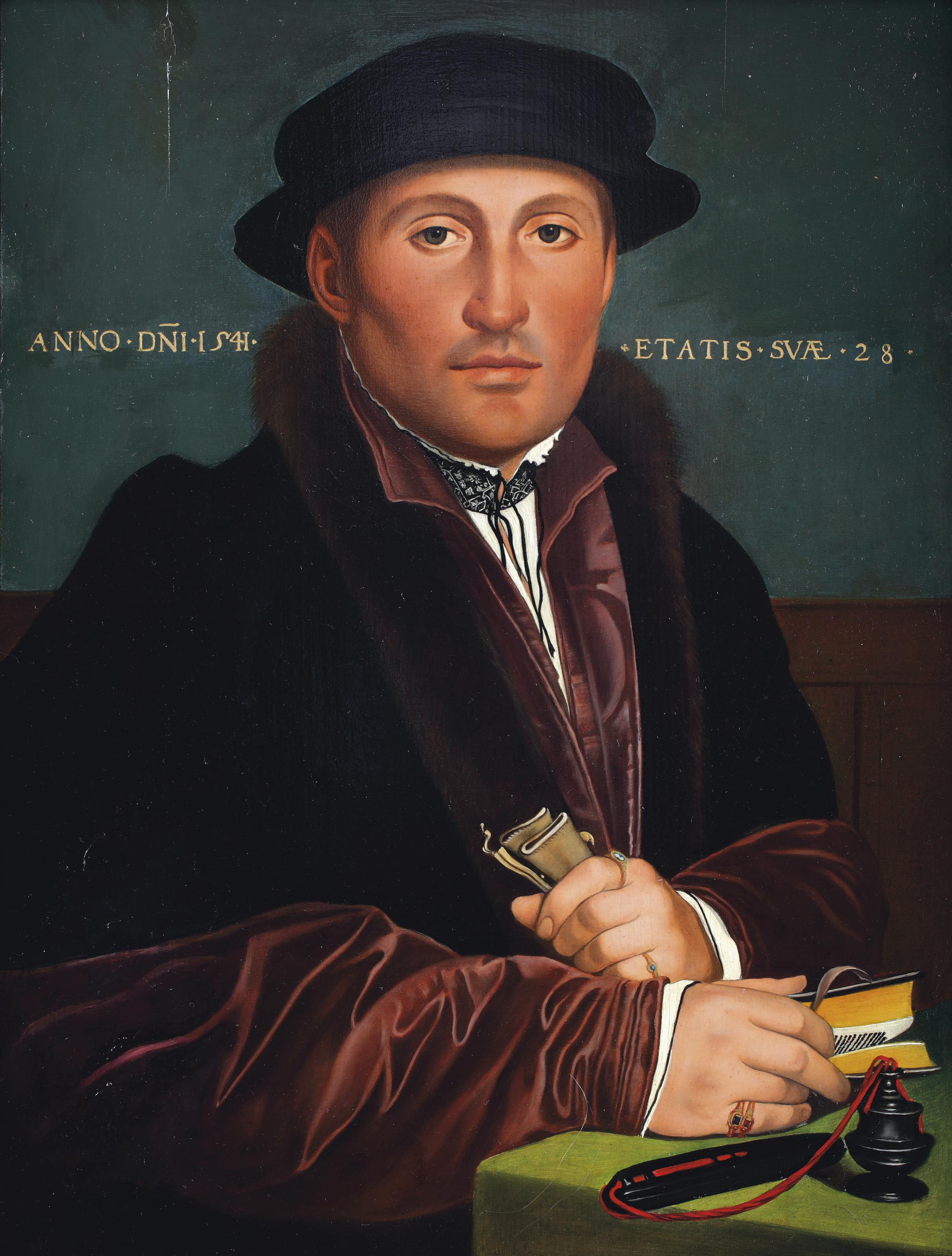 After Hans Holbein the Younger , Portrait of a gentleman