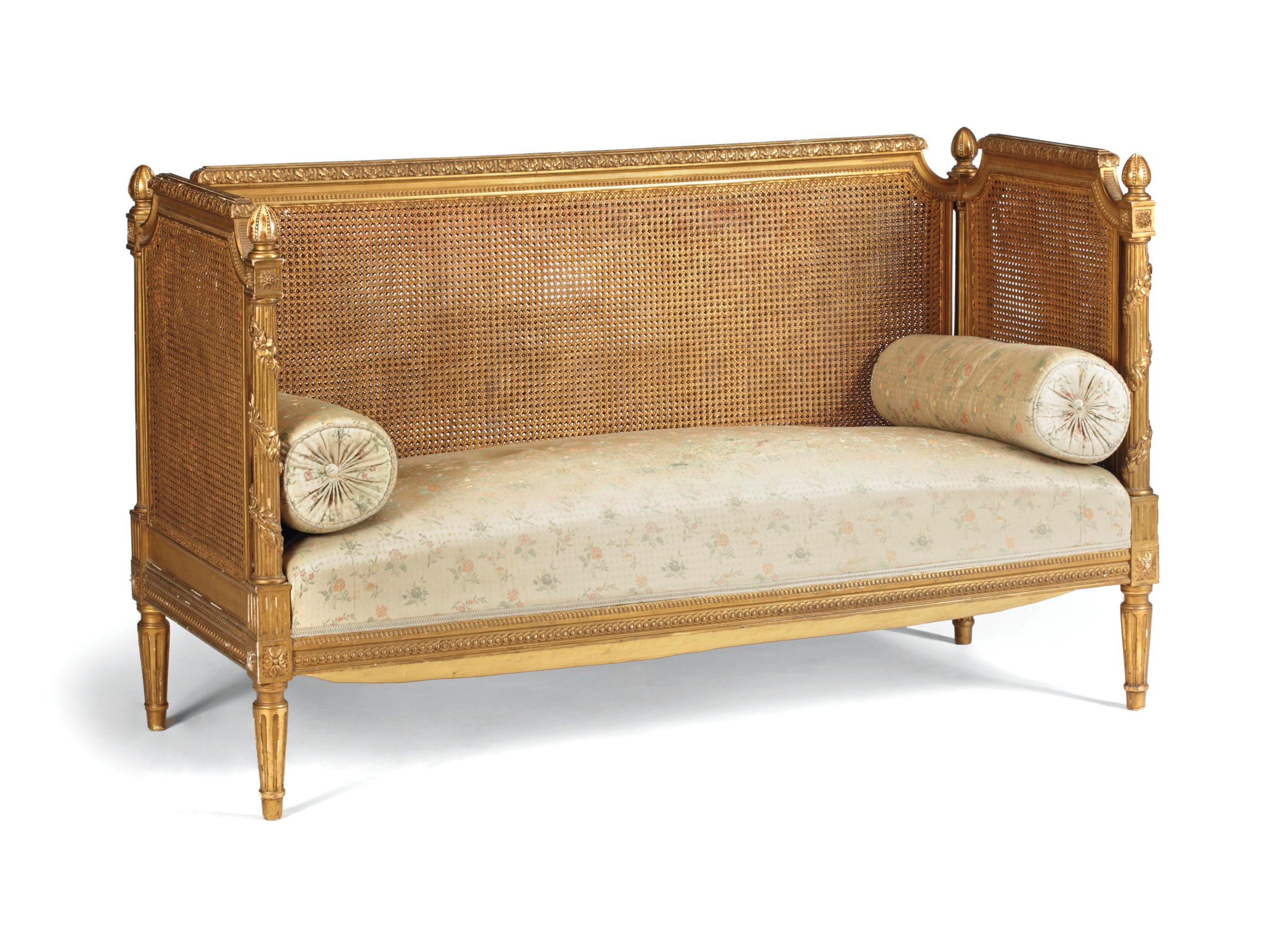 A FRENCH GILTWOOD SOFA , OF LOUIS XVI STYLE, LATE 19TH CENTURY Christie's