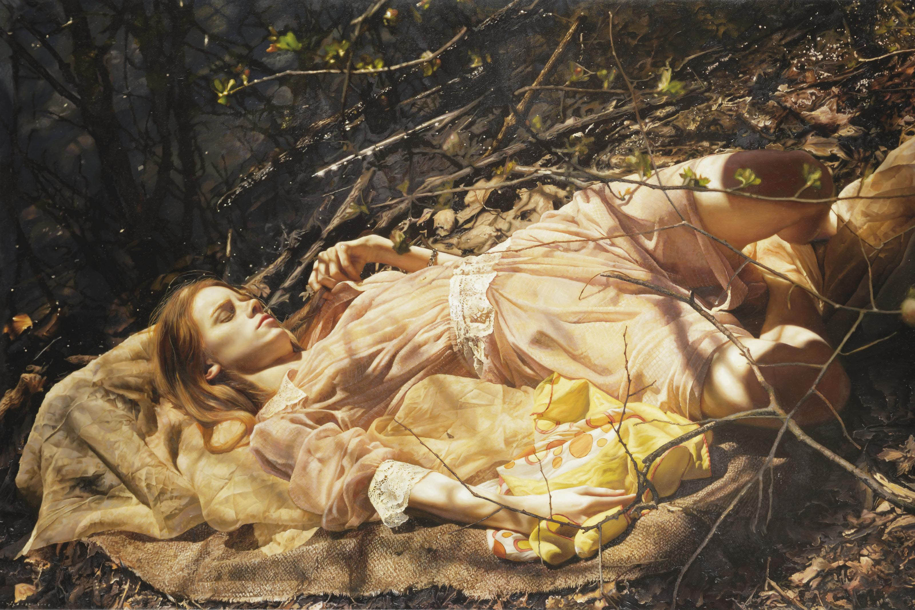 Yigal Ozeri (b. 1958) , Untitled; Jessica Christie's