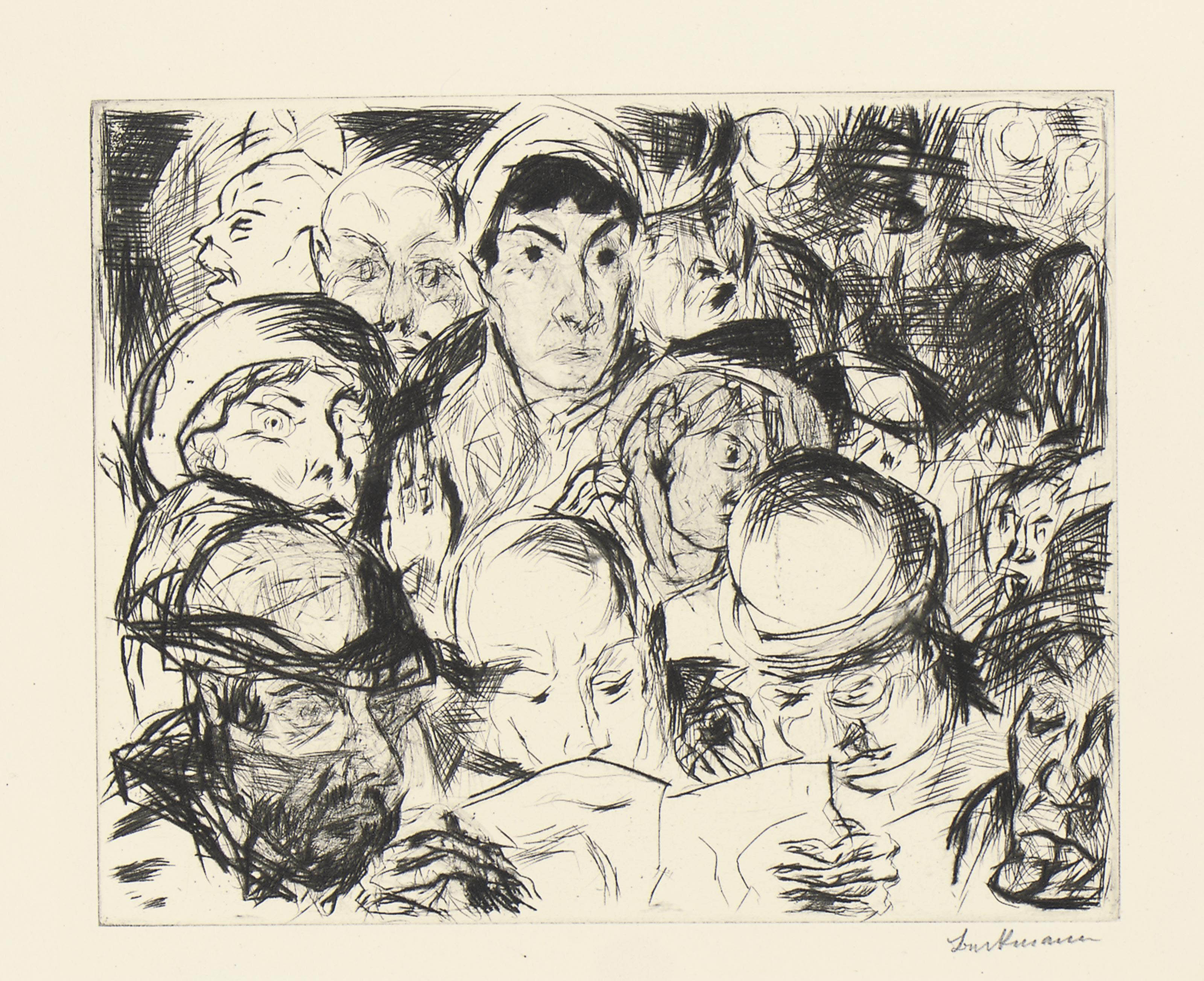 Max Beckmann , Declaration of War (H. 78 II.B.b.) Christie's