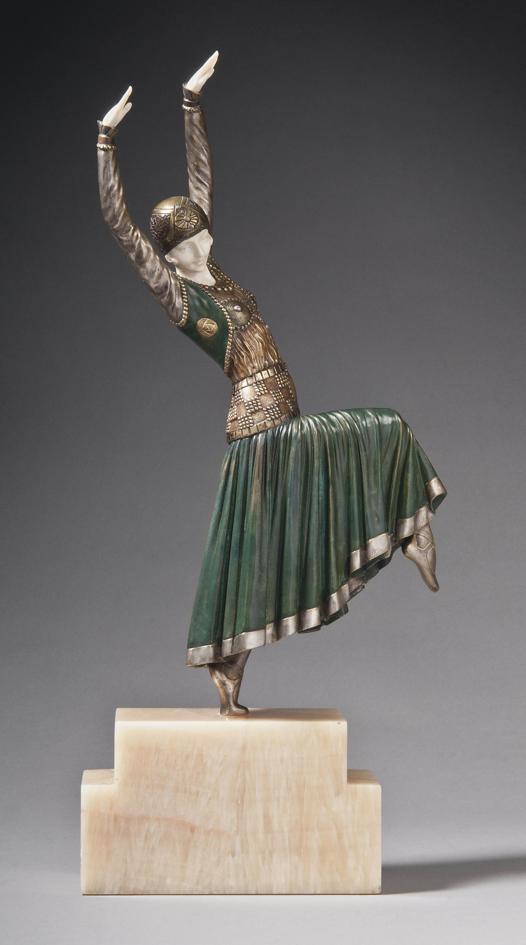 demetre chiparus bronze