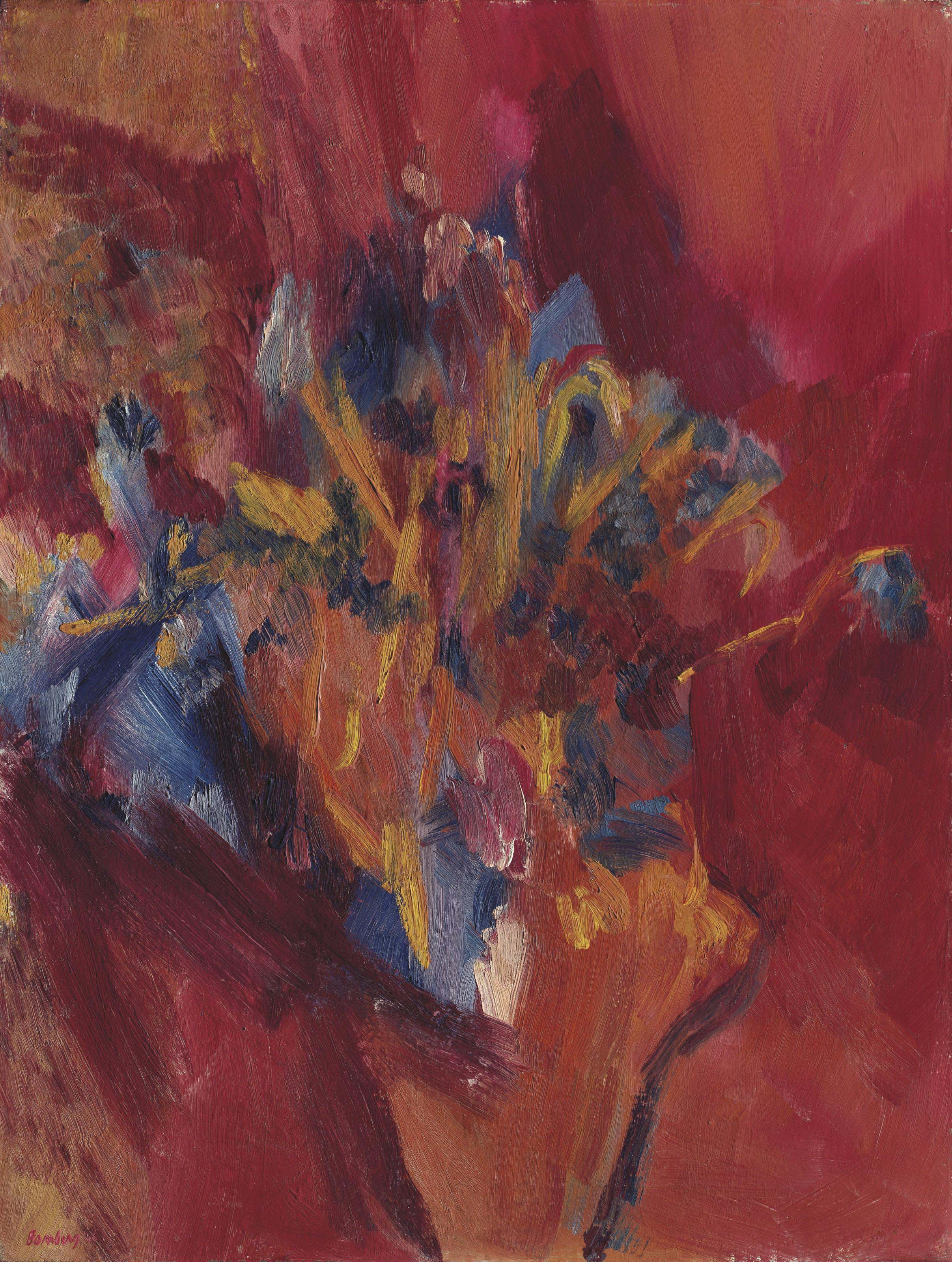 David Bomberg 1890 1957 Cornflowers and Delphiniums 