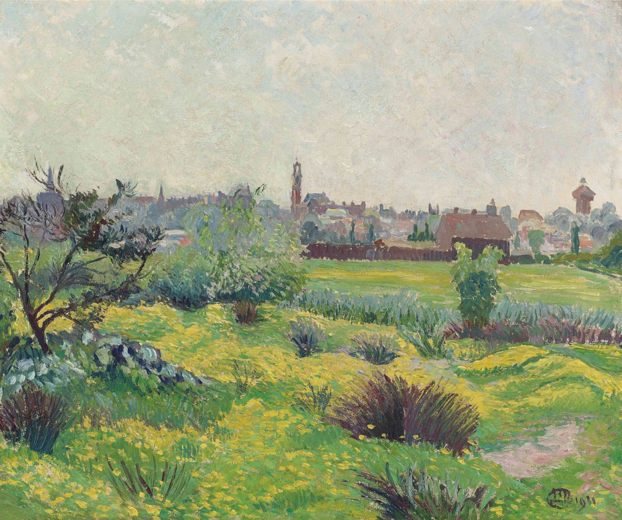 Lucien Pissarro (1863-1944) , Buttercups, Colchester | Christie's