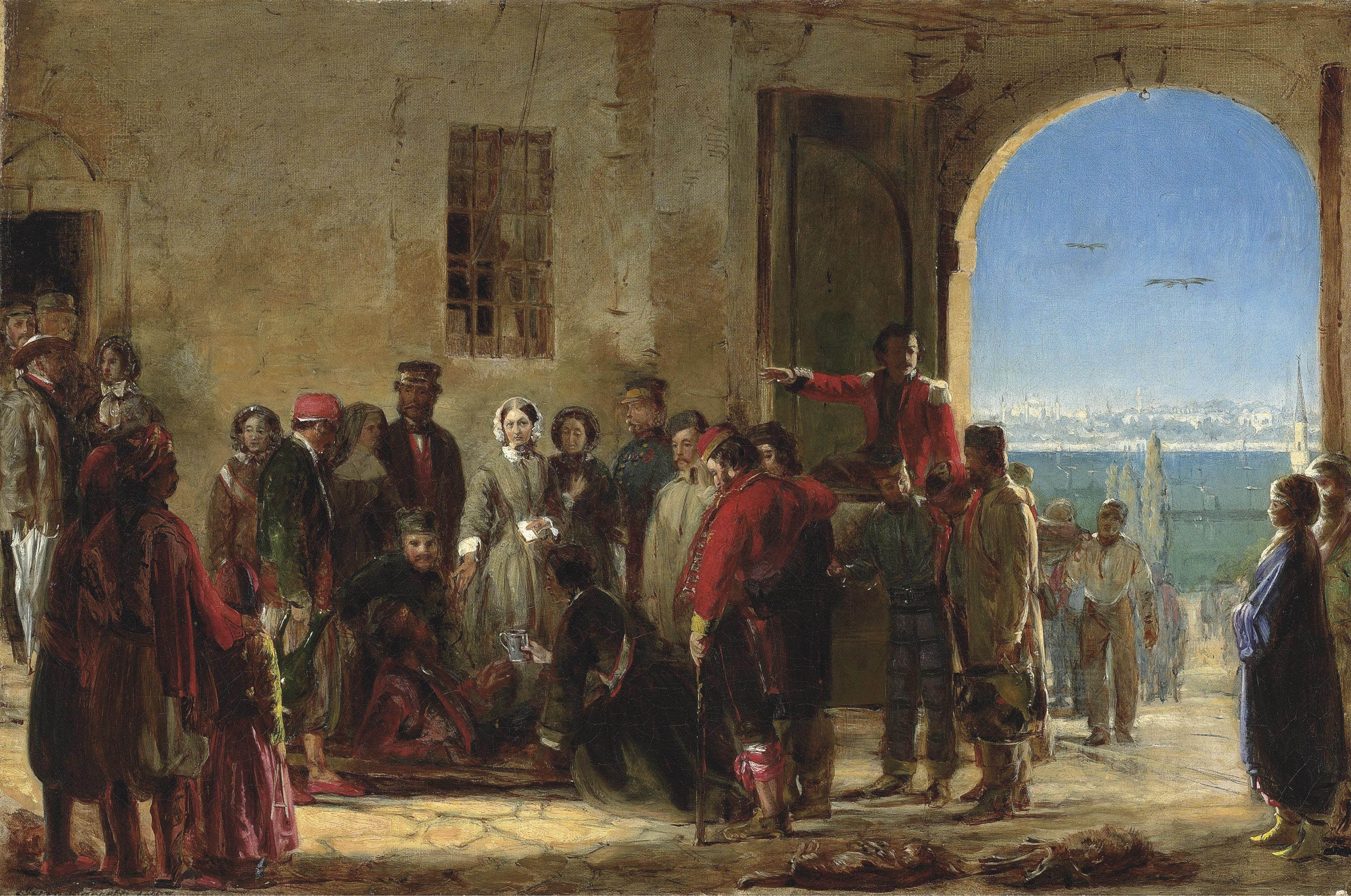 Jerry Barrett 1814 1906 The Mission Of Mercy Florence