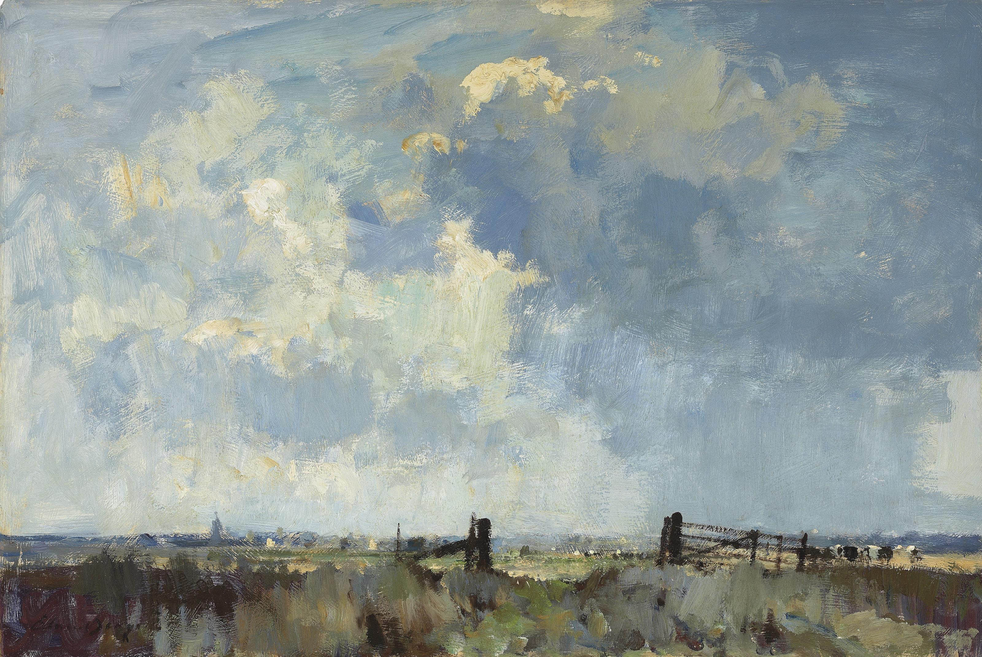 Edward Seago, R.W.S., R.B.A. (19101974) , The Marsh Gate Christie's