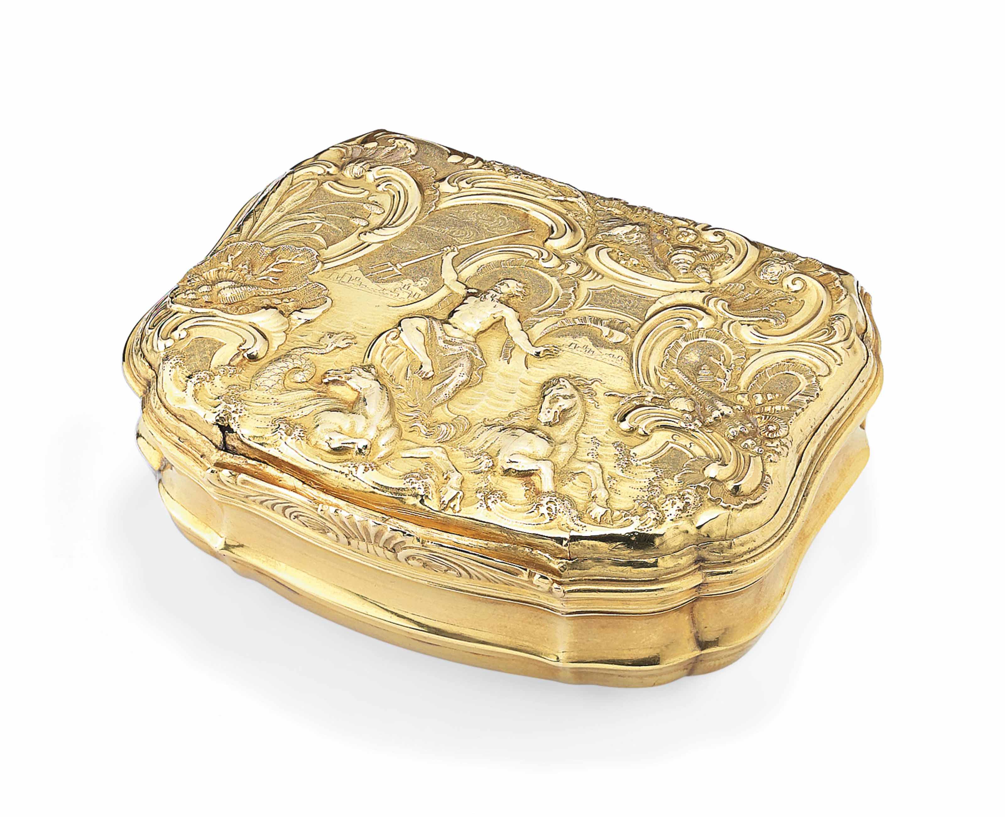 A SPANISH COLONIAL GOLD SNUFF-BOX , CIRCA 1730 | Christie's