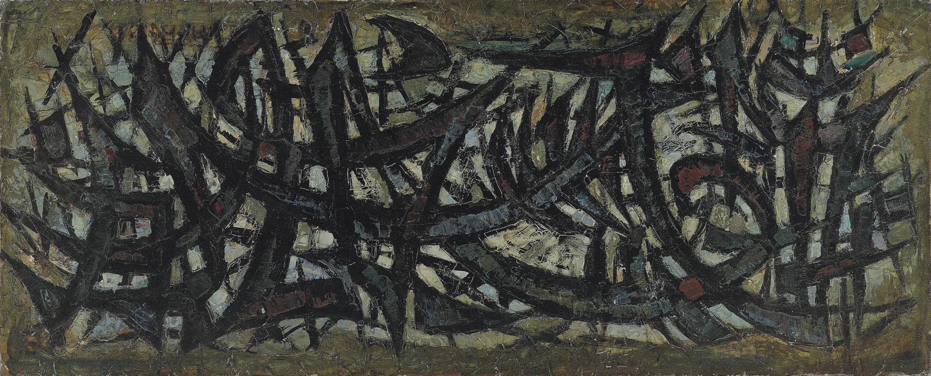 SADEQUAIN (19301987) , Composition Christie's