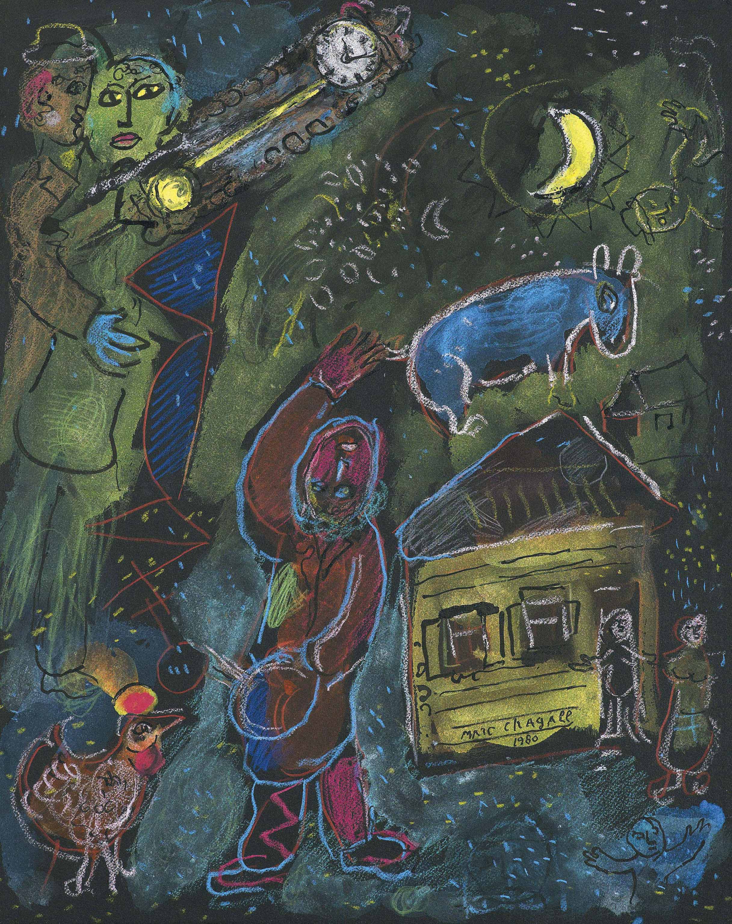Pablo Picasso (1881-1973) , Homme à l'agneau et musicien | Christie's