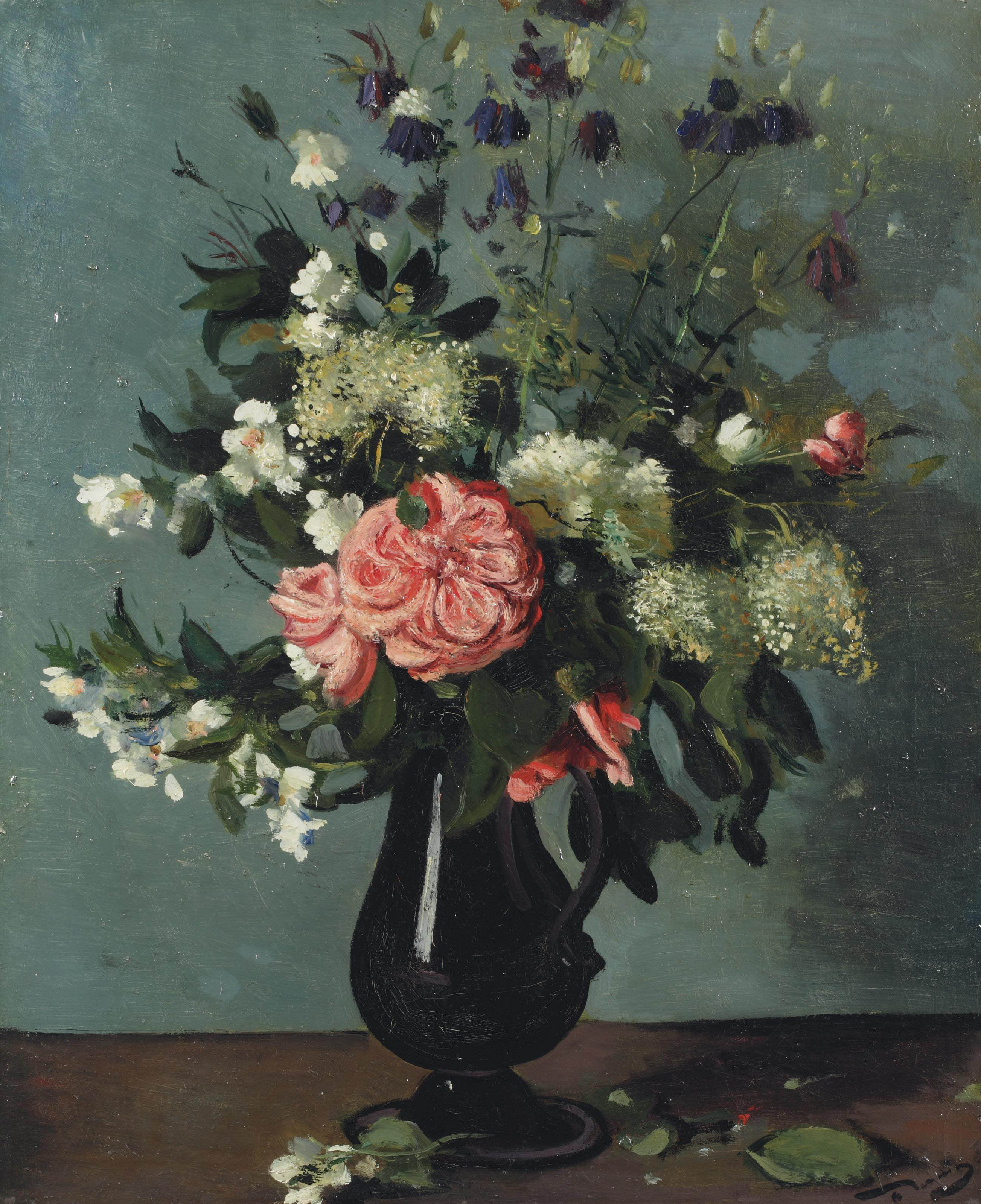 André Derain 1880 1954 Fleurs Des Champs Dans Un Pichet