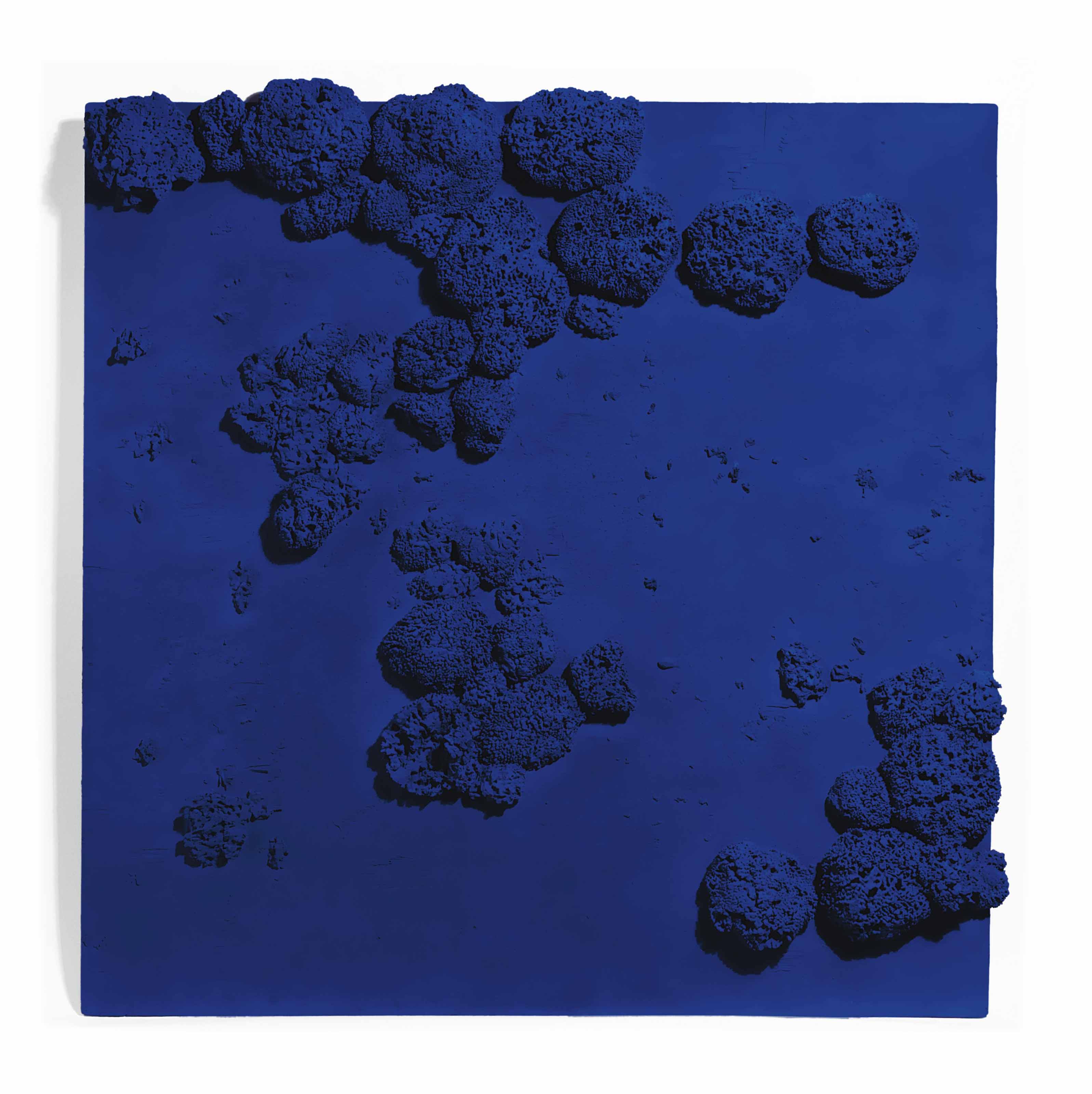 Yves Klein (19281962) , Rélief éponge bleu (RE 51) Christie's