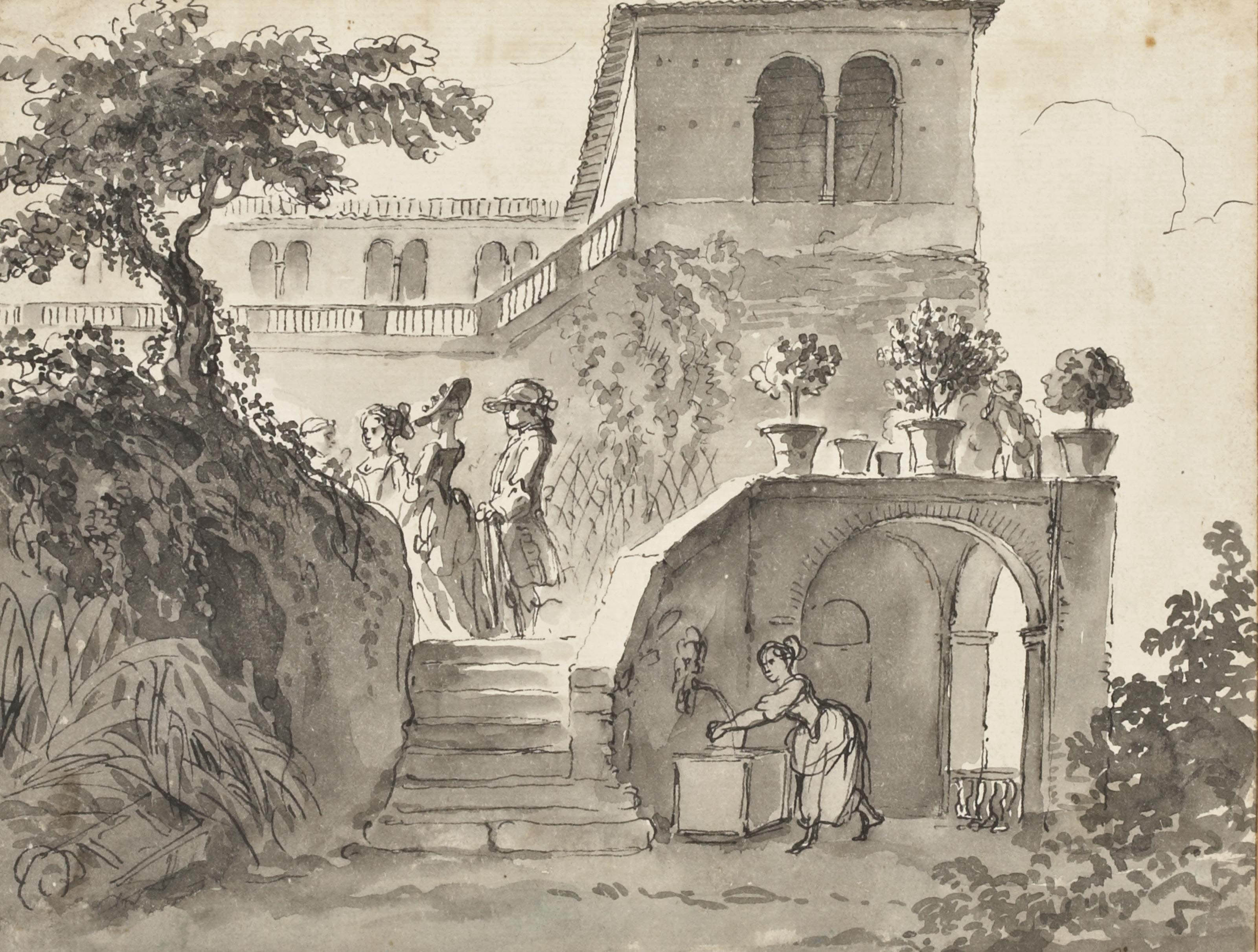 Joseph Ducreux (Nancy 1735-1802 Paris) , Self portrait, bust-length,  grinning at the viewer ('Le Moqueur') | Christie's, image size:3200x2421