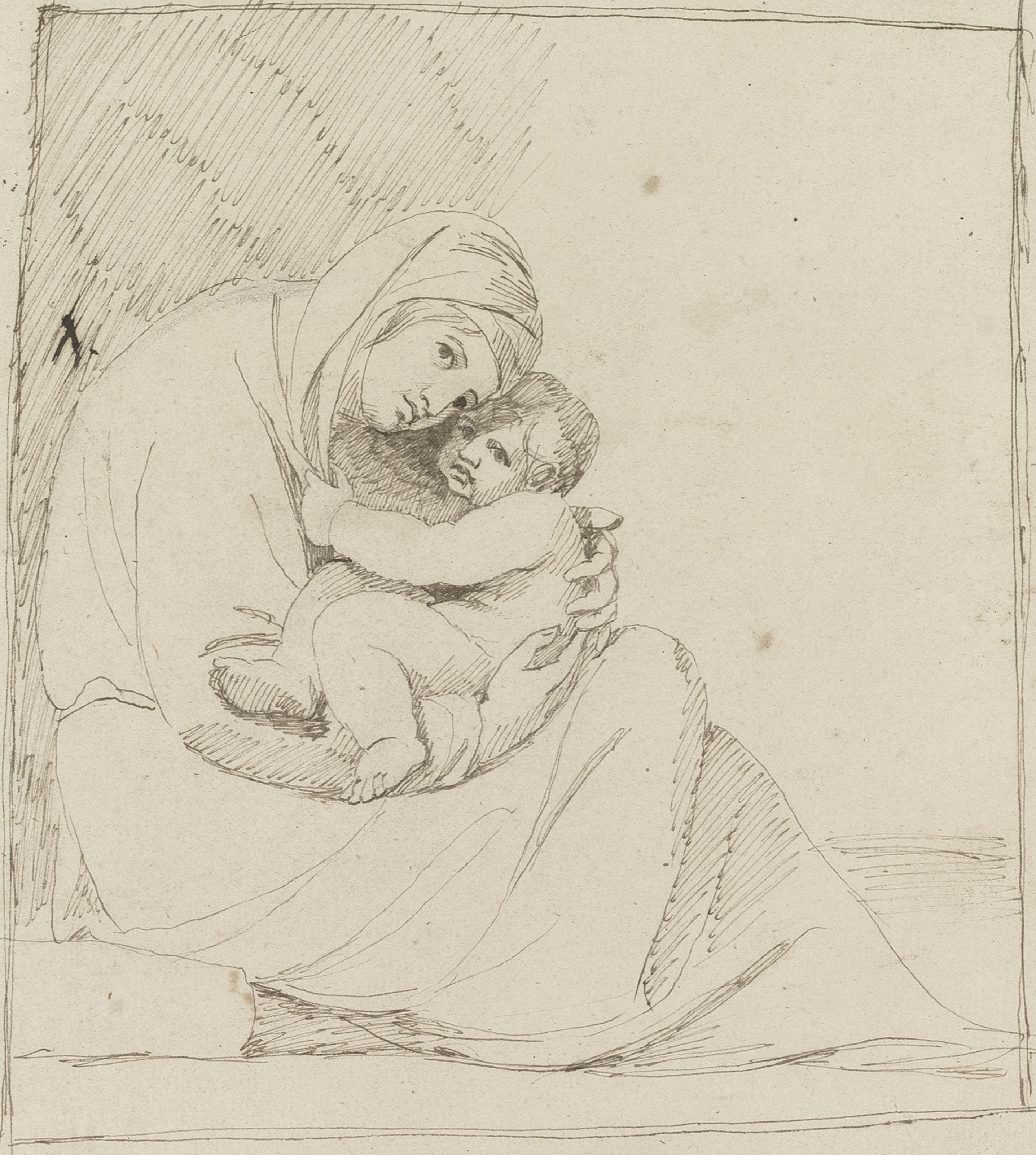 George Romney Dalton In Furness 1734 1802 Kendal Study Of A