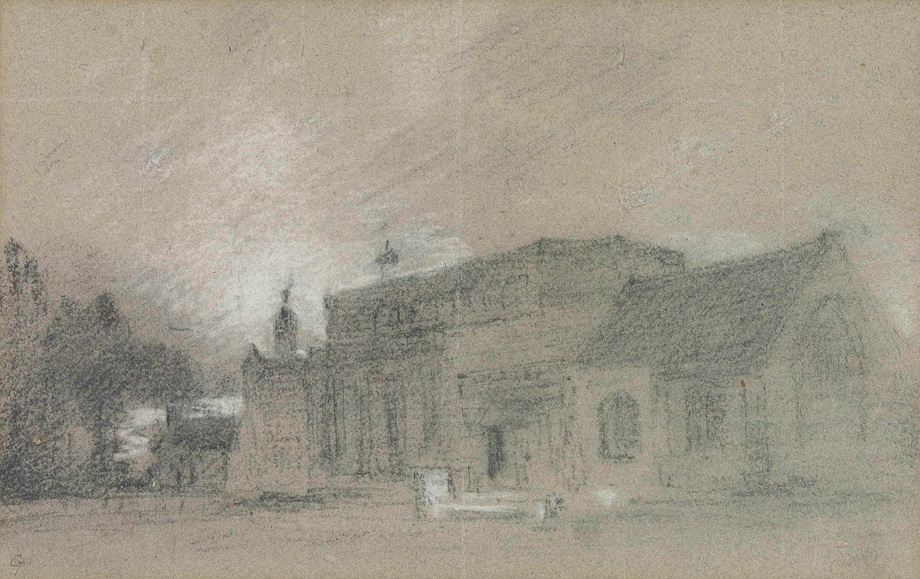 East Bergholt Church from the East 
