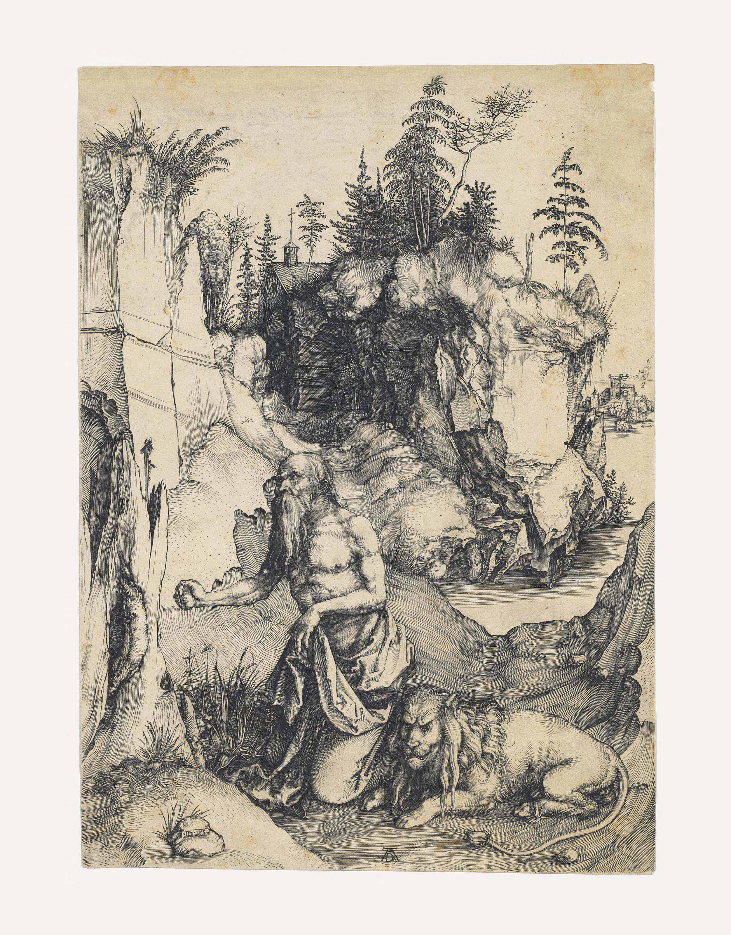 Saint Jerome in Penitence (B. 61; M., Holl. 57; S.M.S. 6)
