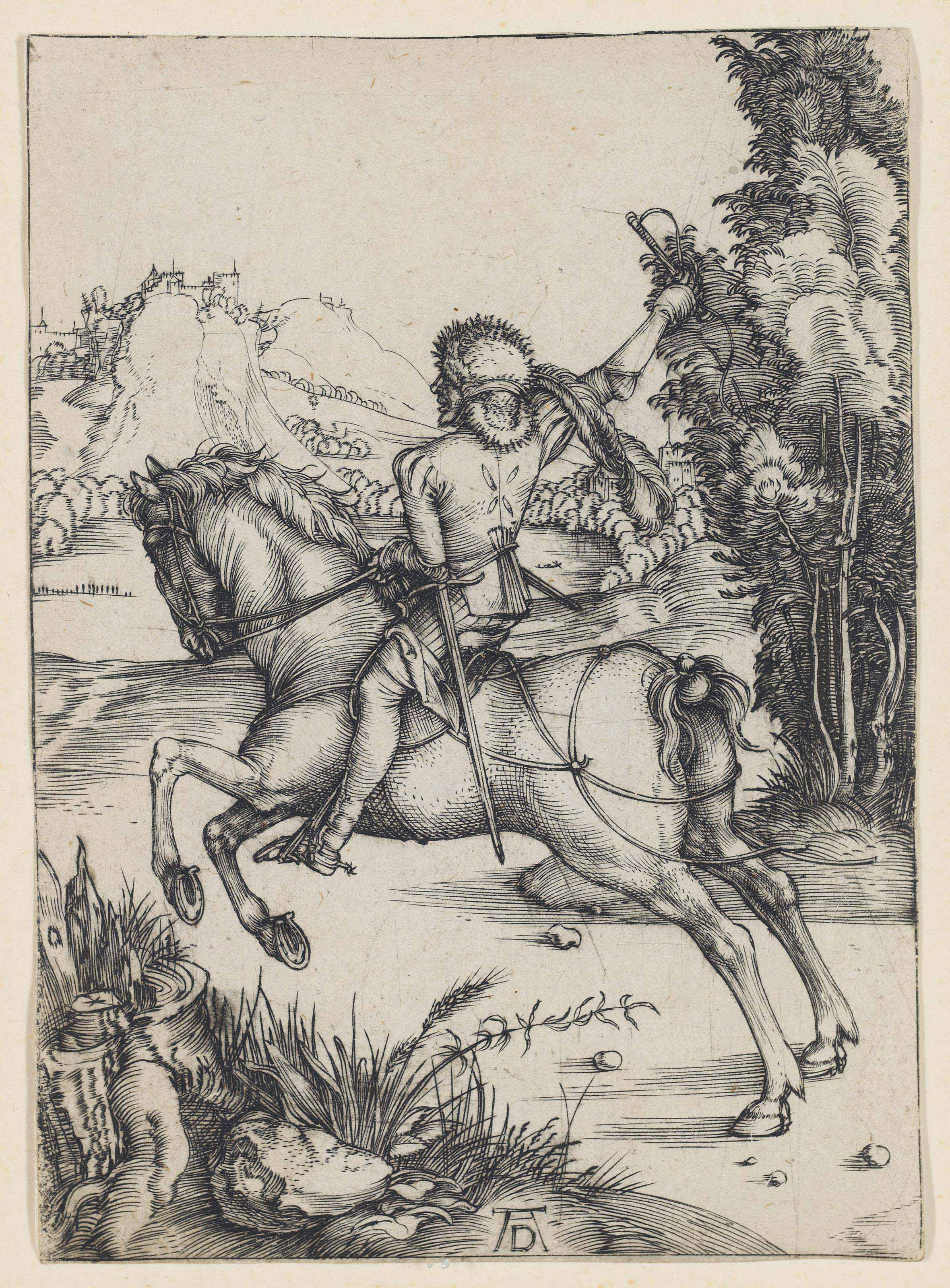 The Little Courier (B. 80; M., Holl. 79; S.M.S. 10) 

